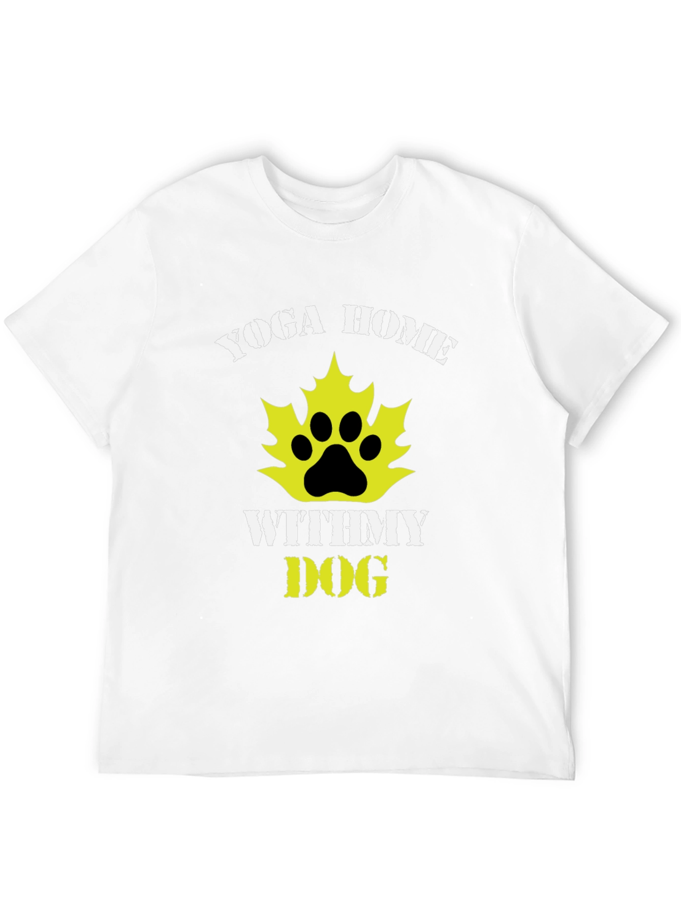 Yoga Home With My Dog Graphic Tee