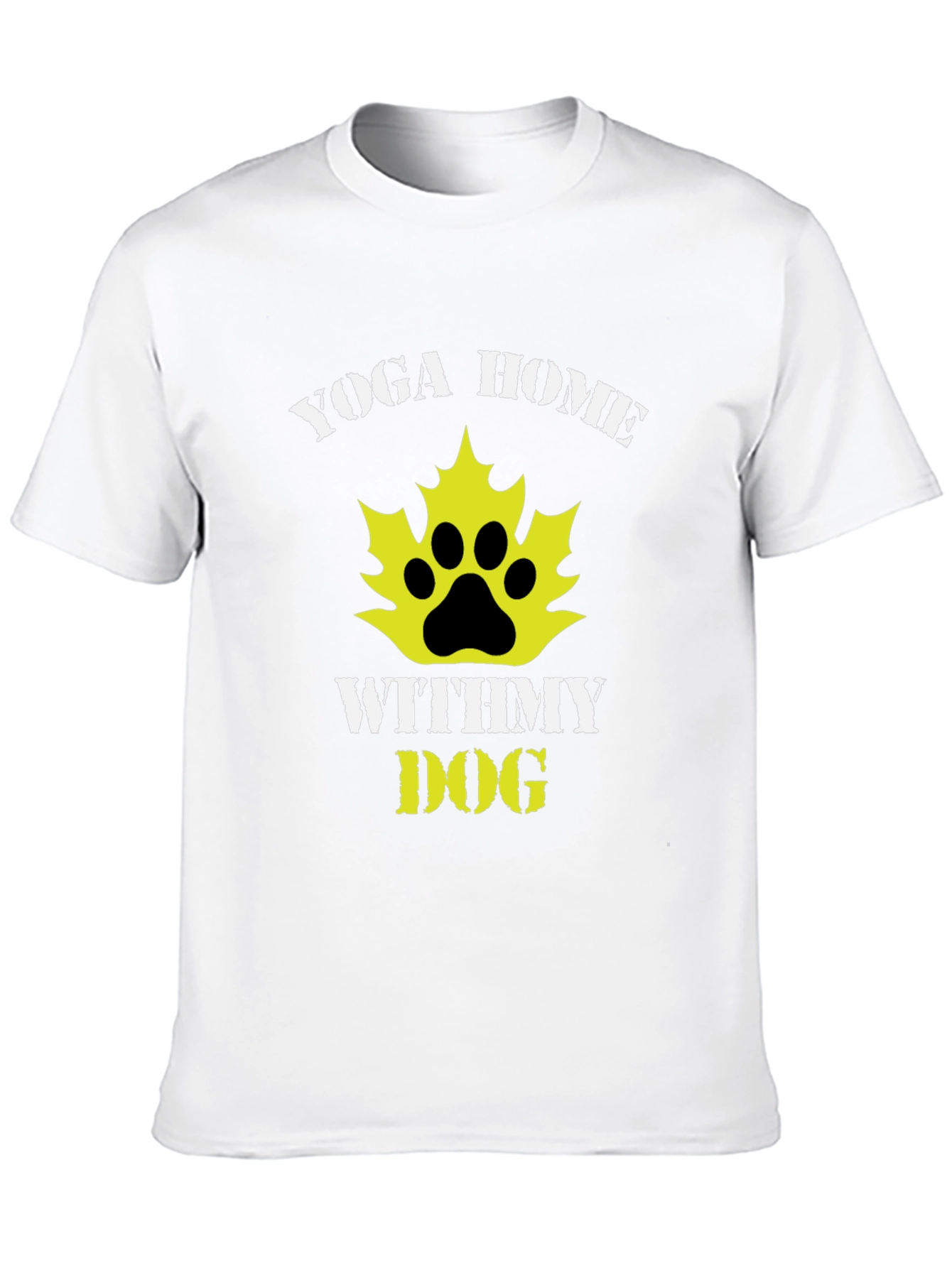 Yoga Home With My Dog Graphic Tee