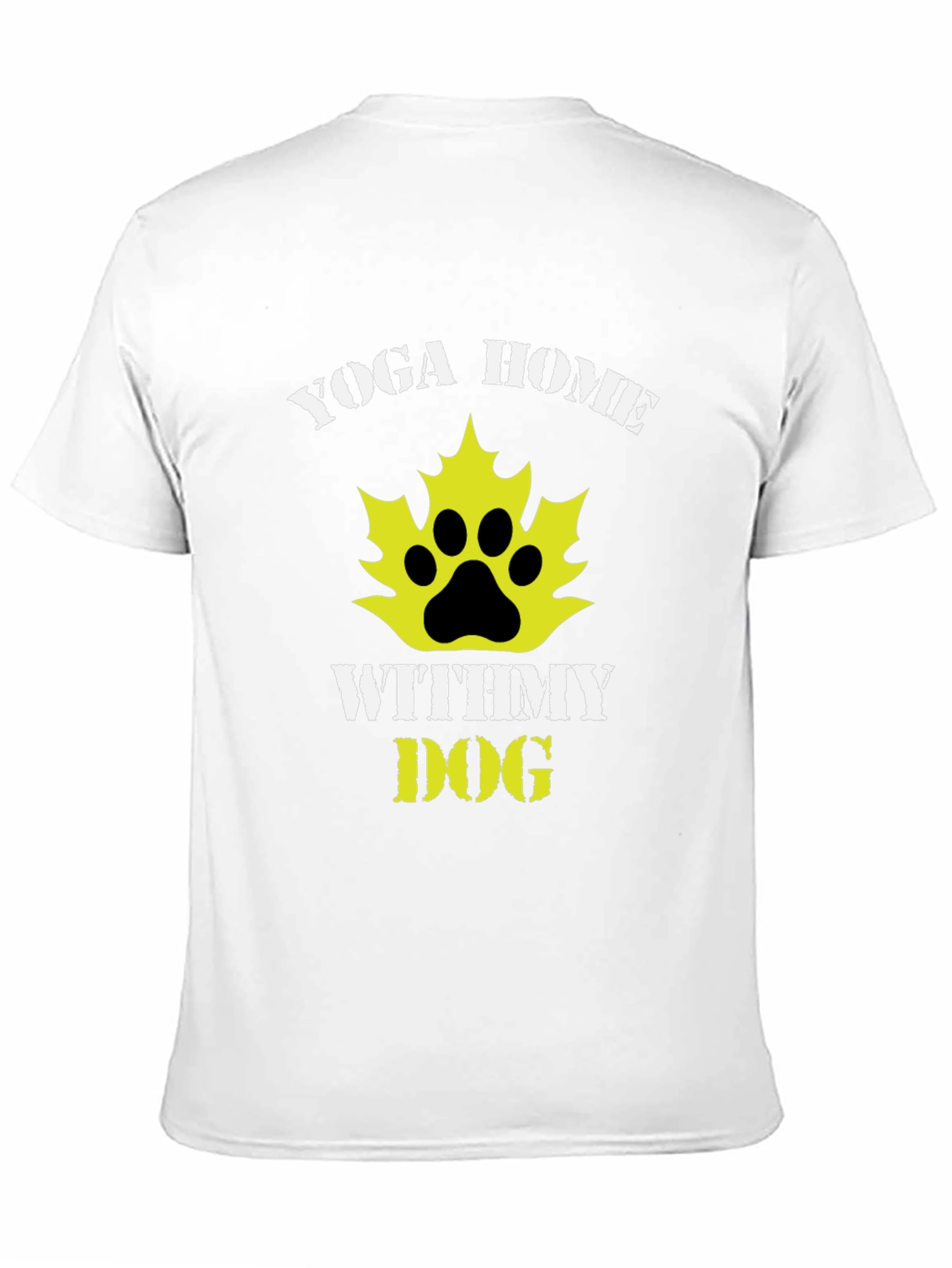 Yoga Home With My Dog Graphic Tee