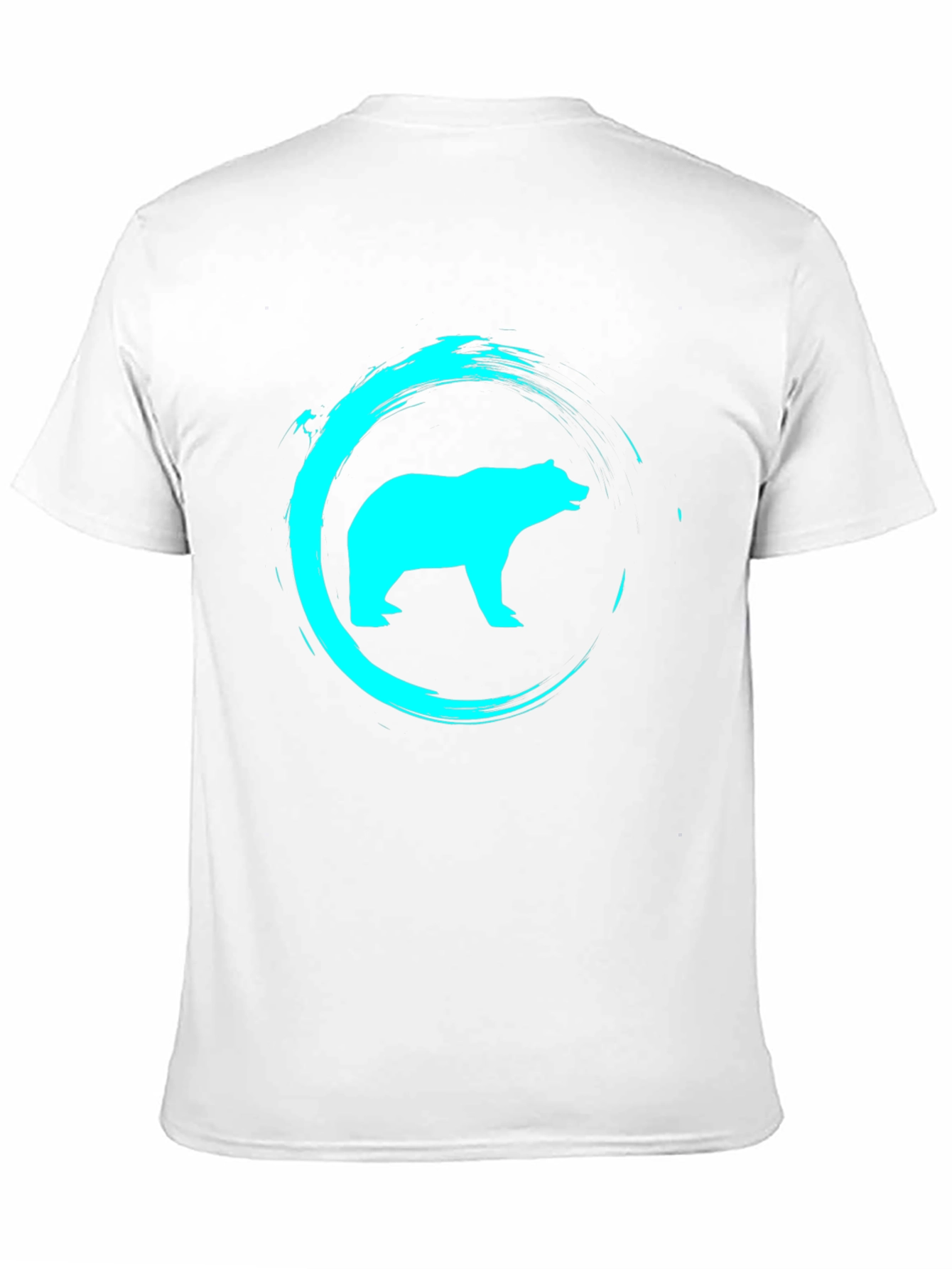Cool Bear Graphic Print Black T-Shirt