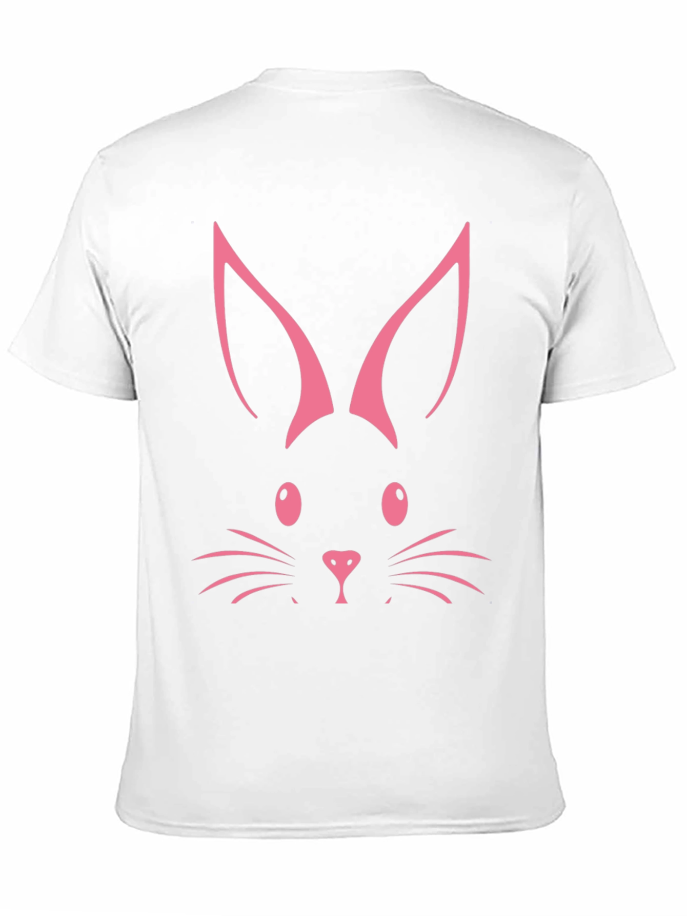 Bunny Face Graphic Tee - Easter Fun
