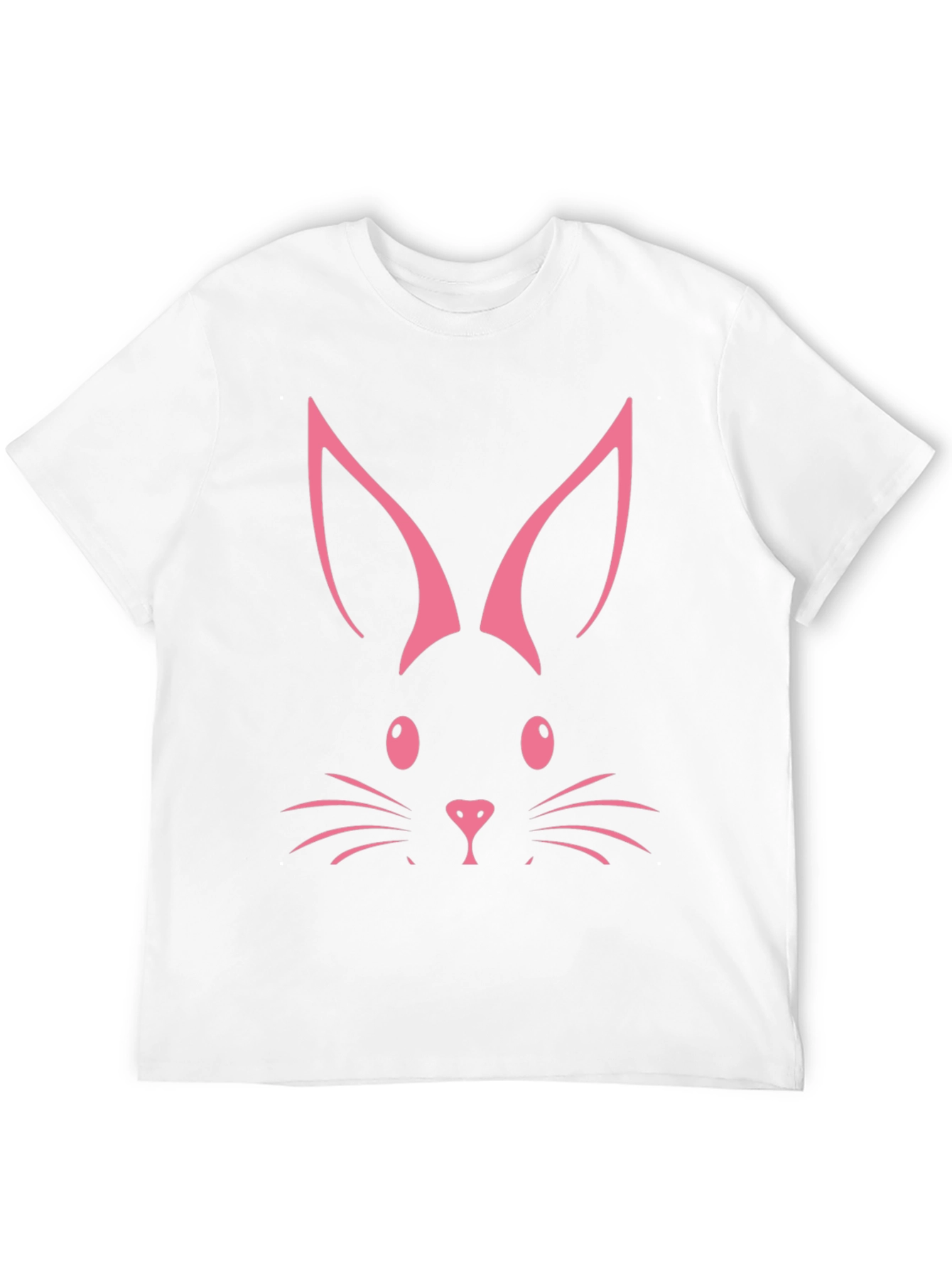 Bunny Face Graphic Tee - Easter Fun