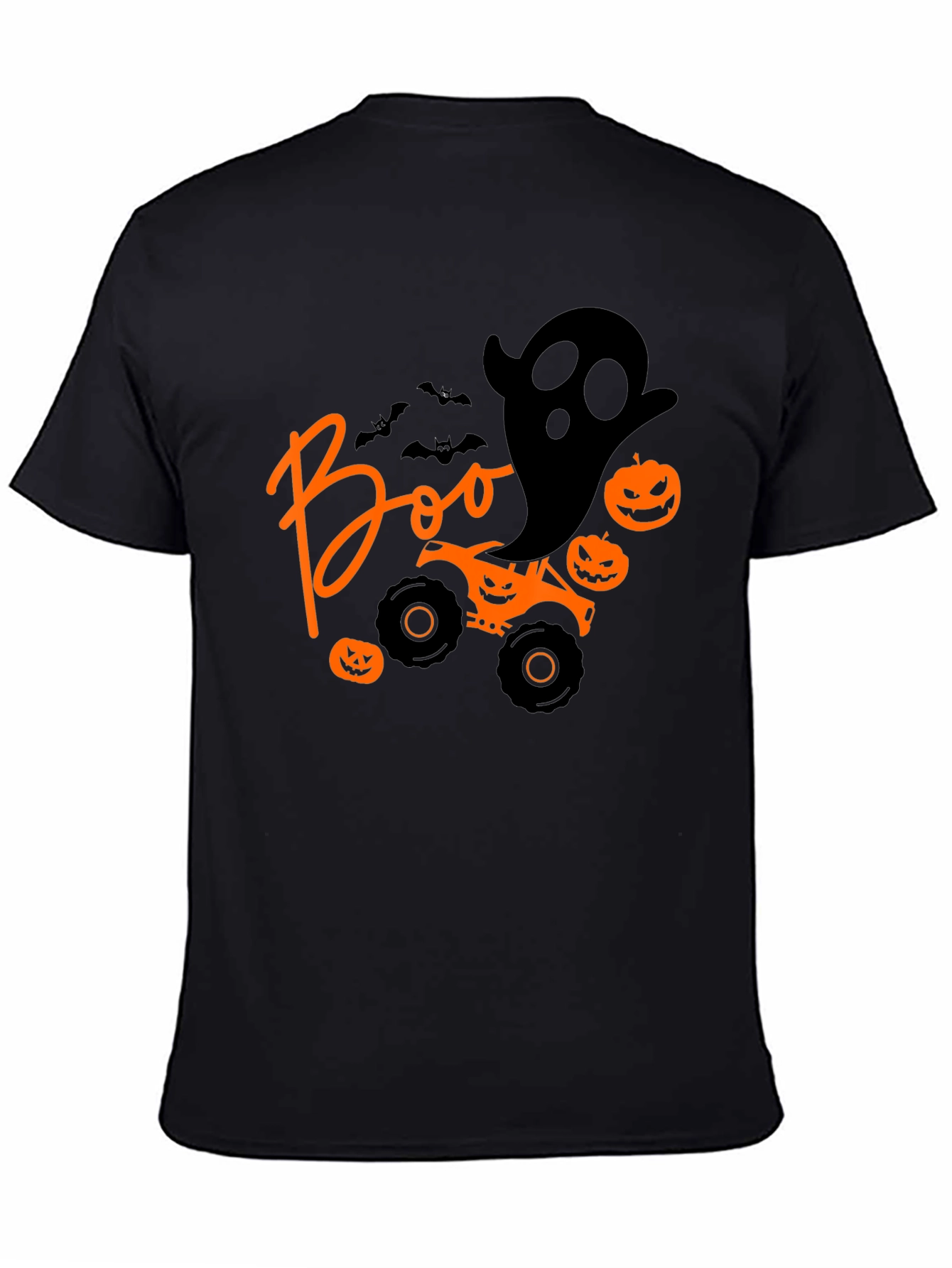 Halloween Boo Ghost Monster Truck T-Shirt