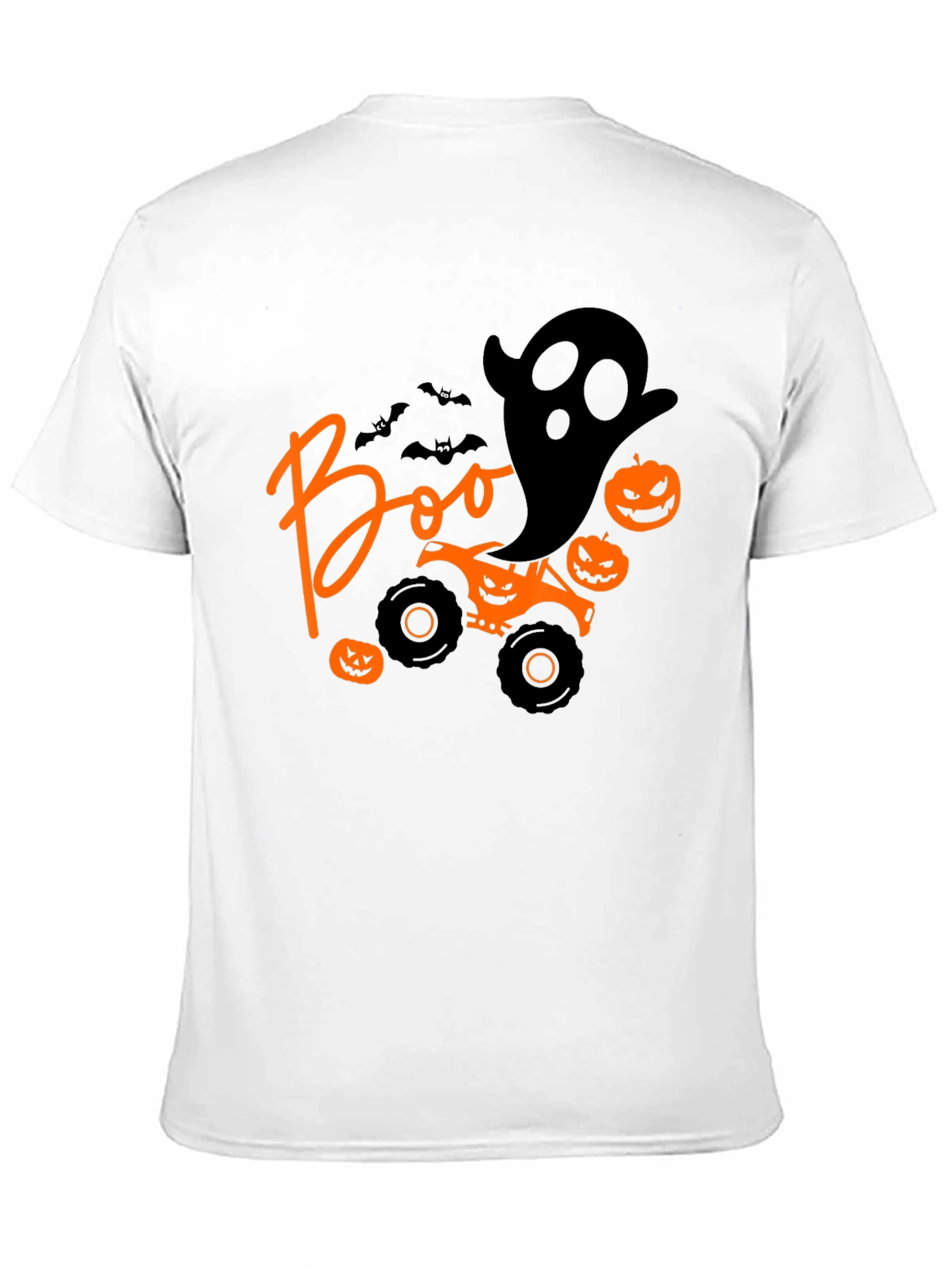 Halloween Boo Ghost Monster Truck T-Shirt