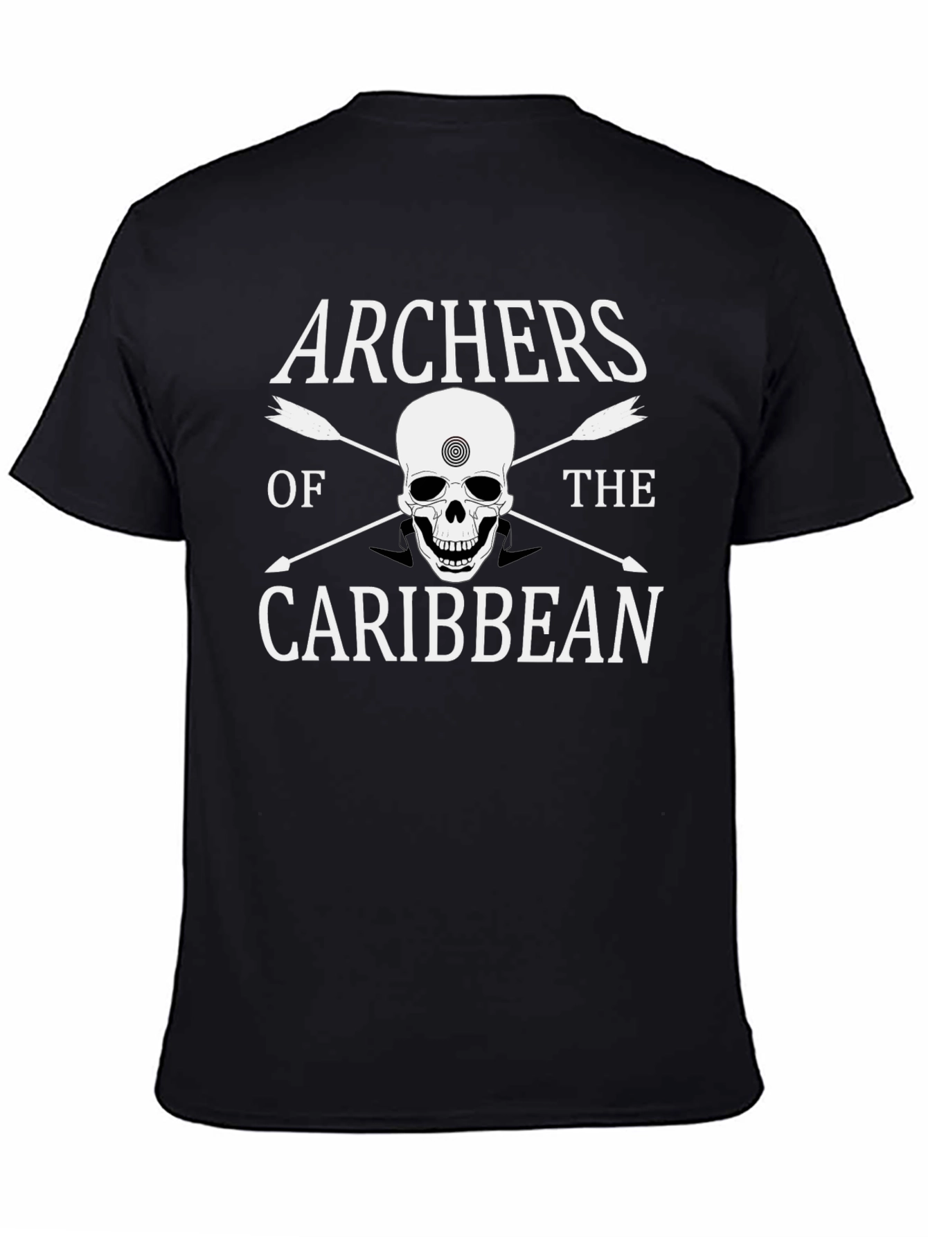 Archers of the Caribbean Black T-Shirt