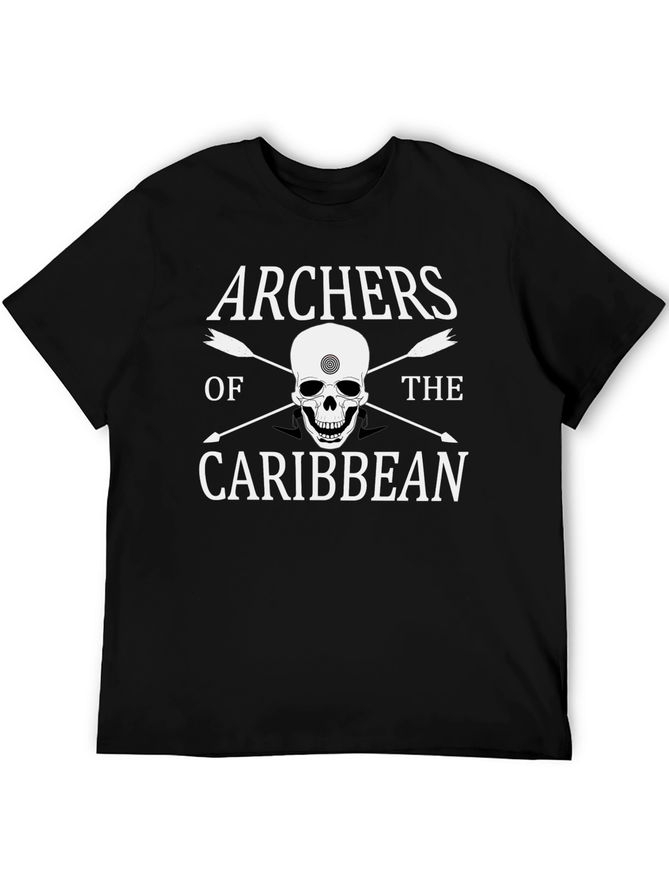 Archers of the Caribbean Black T-Shirt