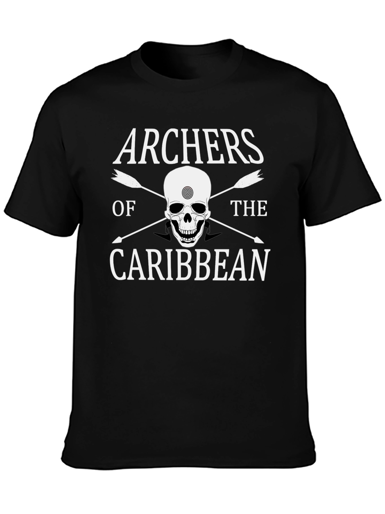 Archers of the Caribbean Black T-Shirt