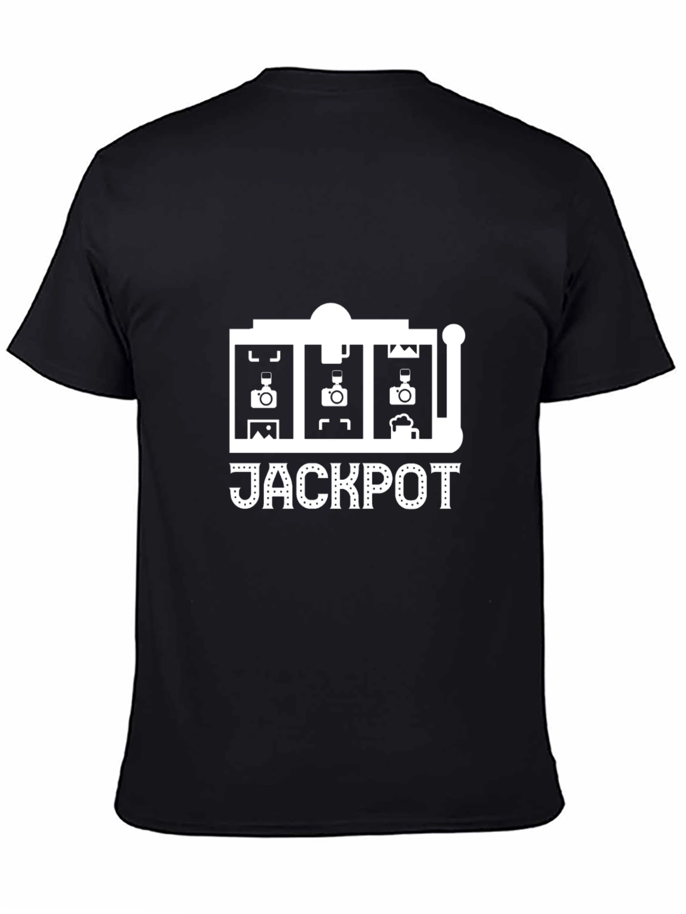 Jackpot Graphic Tee - Lucky Slot Machine Design