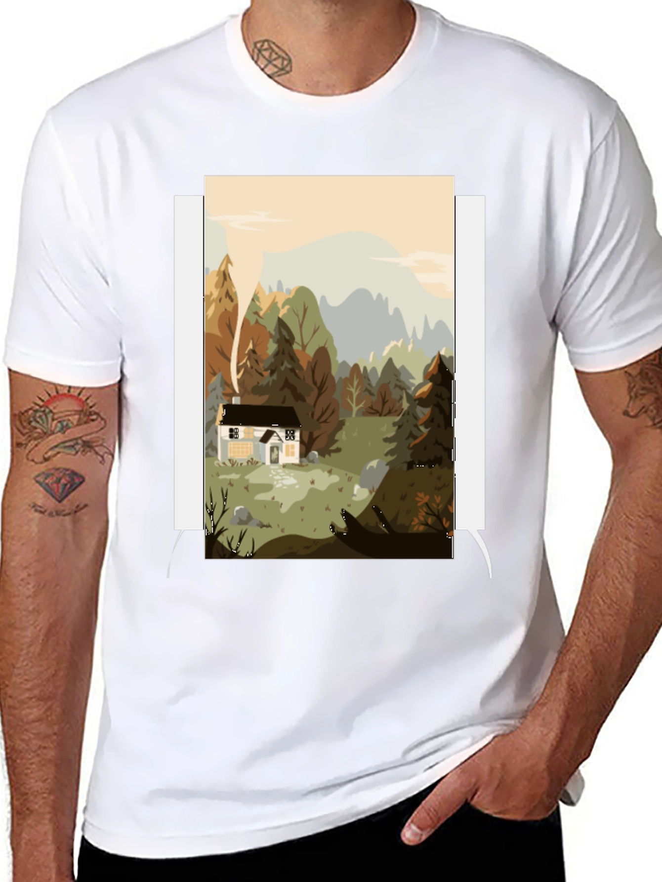 Cabin in the Woods Graphic Tee