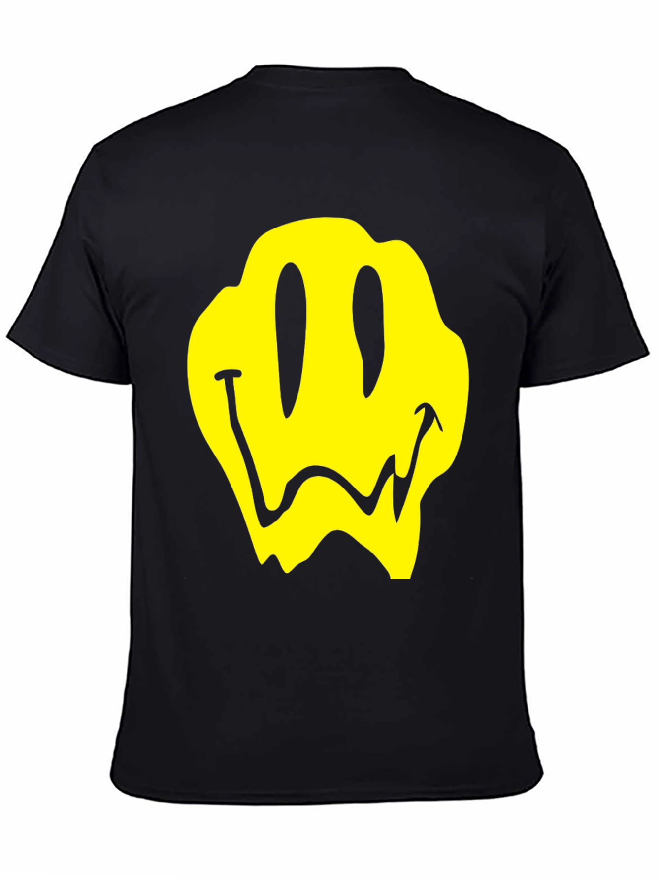 Melting Smiley Face Graphic T-Shirt