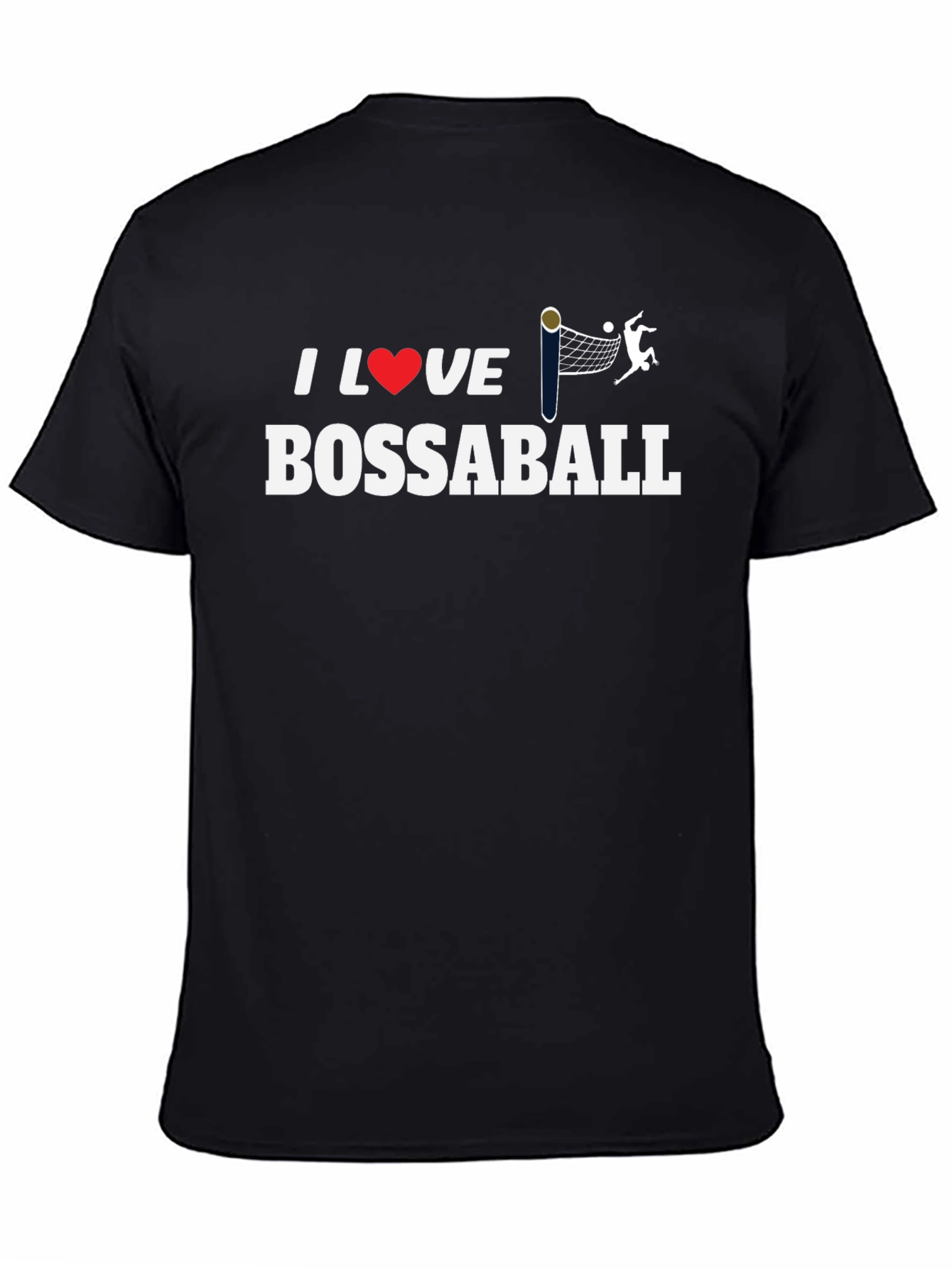 I Love Bossaball T-Shirt - Unique Sports Design