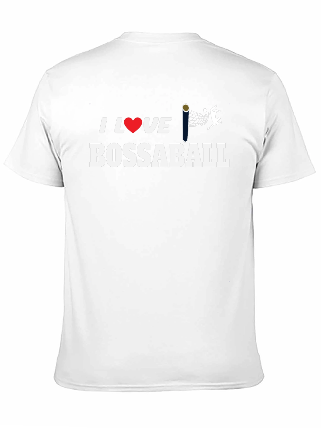 I Love Bossaball T-Shirt - Unique Sports Design