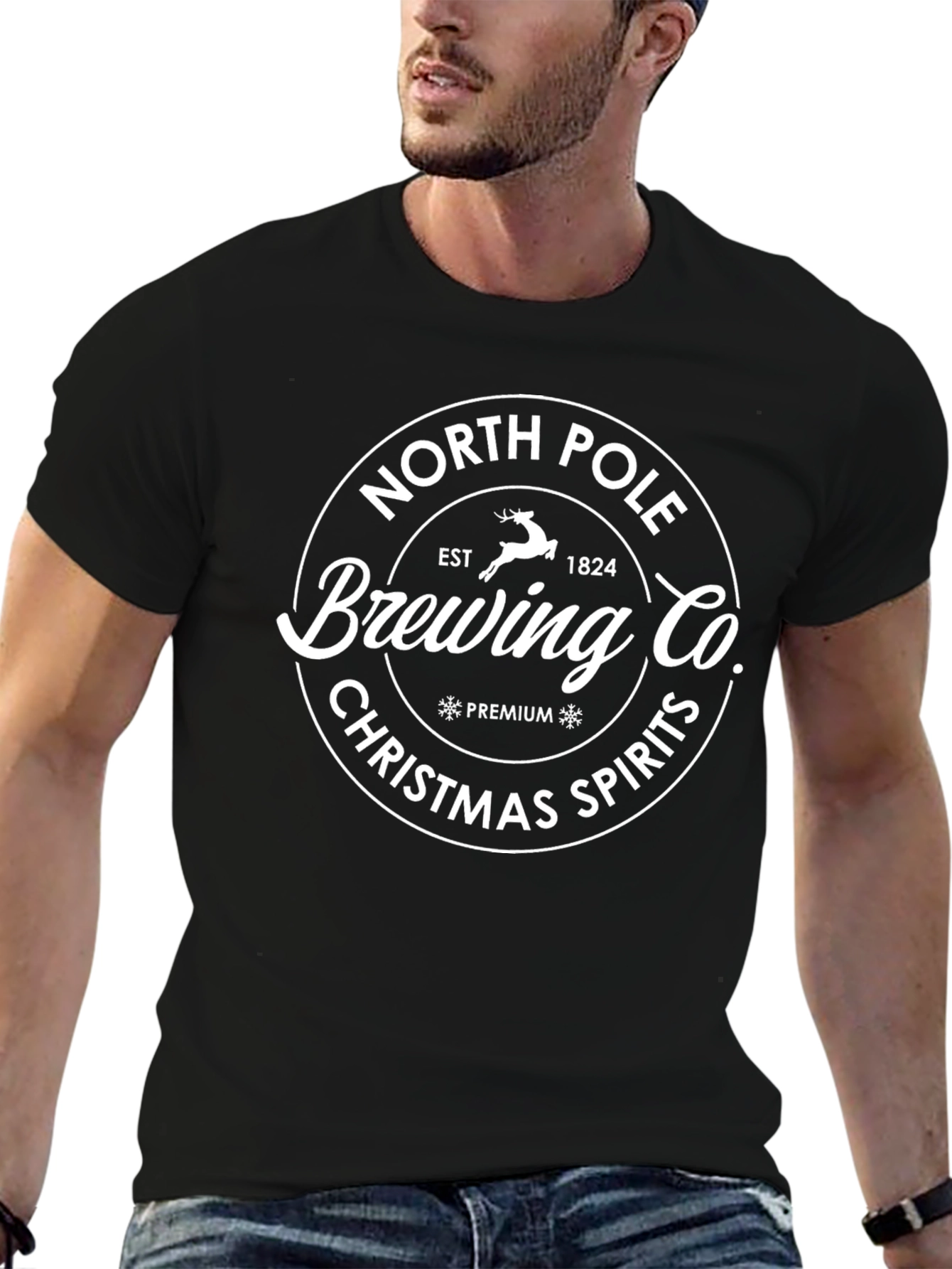 North Pole Brewing Co. Christmas Spirits T-Shirt