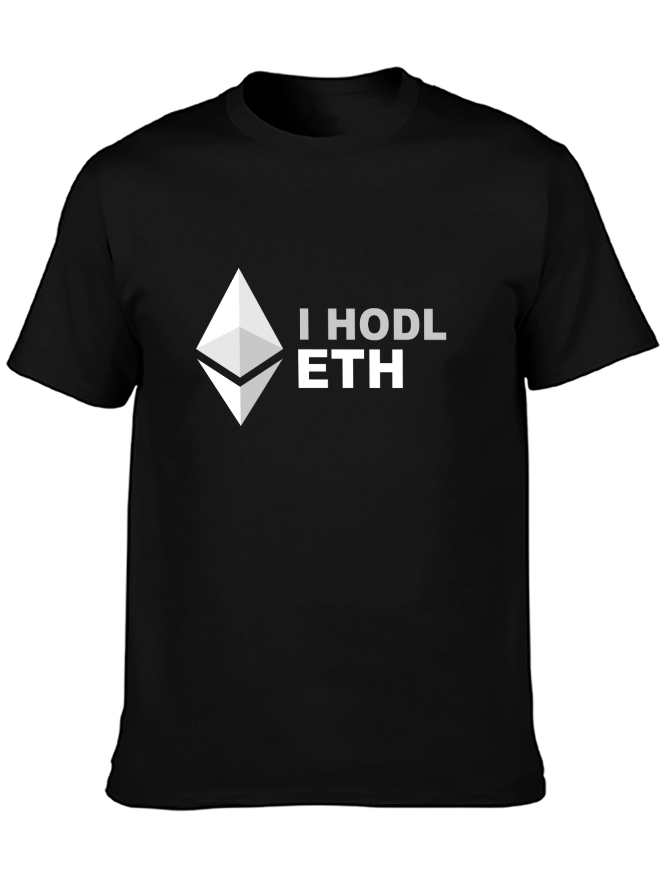 I HODL ETH Black T-Shirt