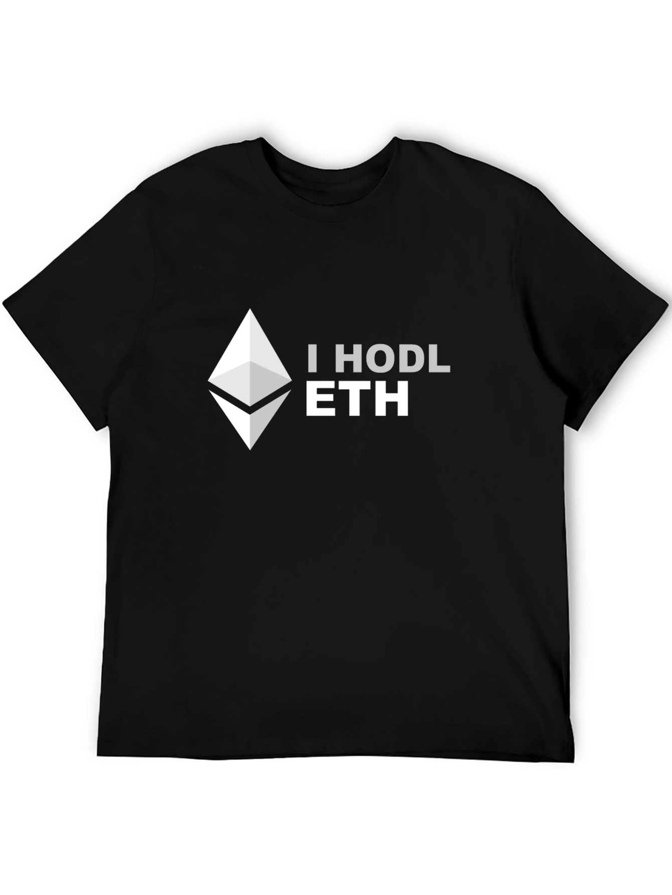 I HODL ETH Black T-Shirt