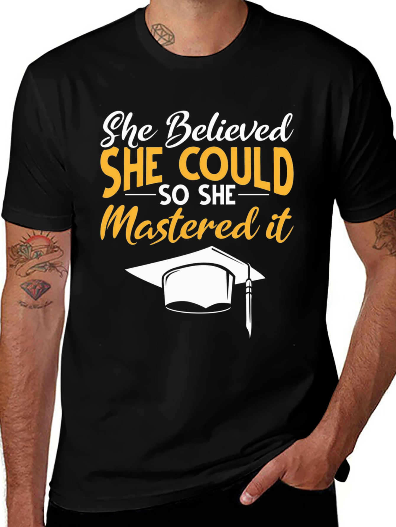 She Believed She Could Graduation T-Shirt