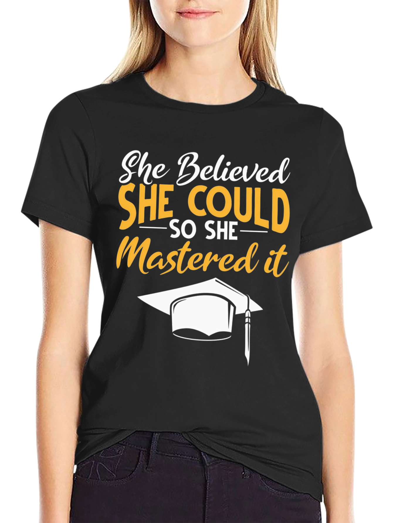 She Believed She Could Graduation T-Shirt