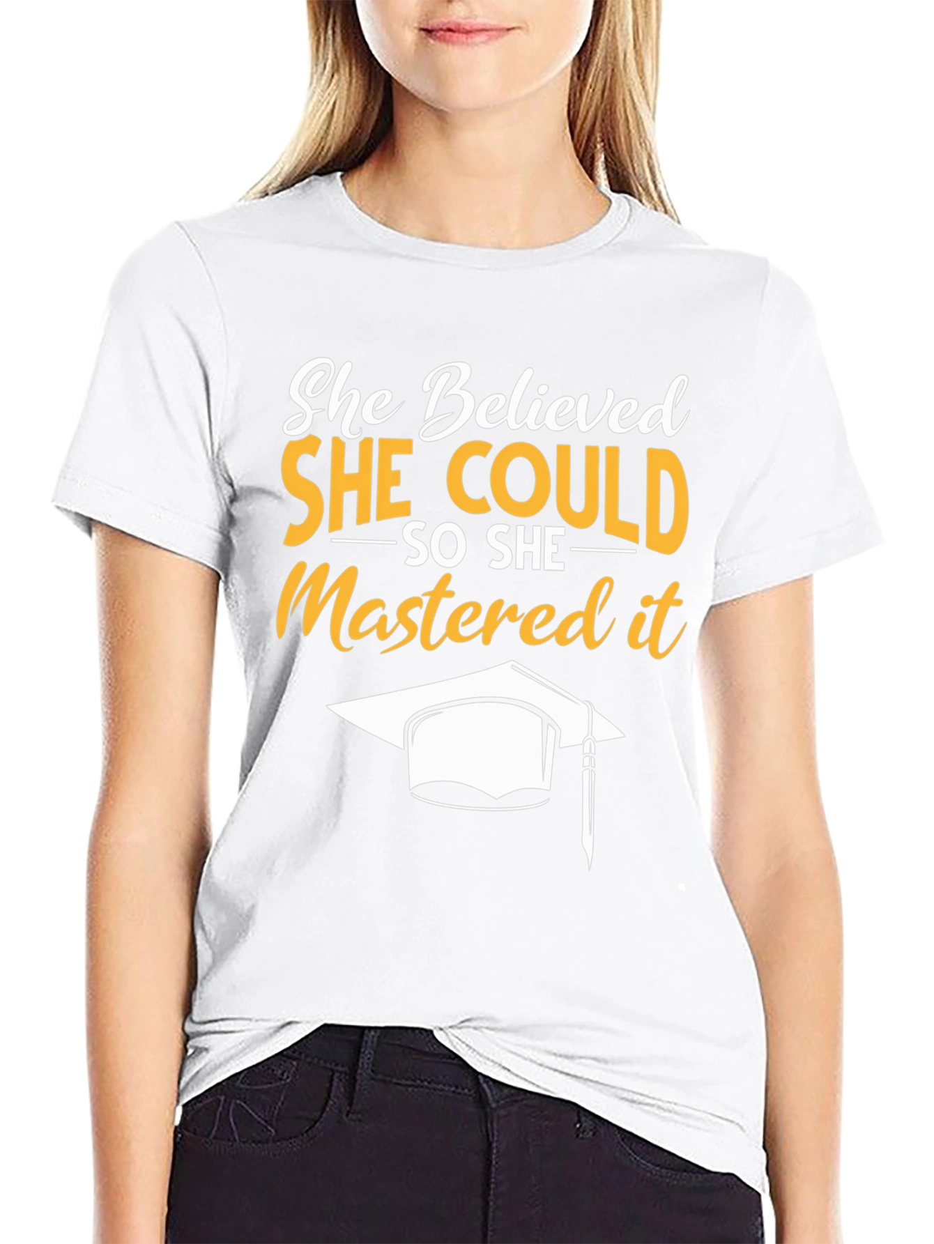 She Believed She Could Graduation T-Shirt
