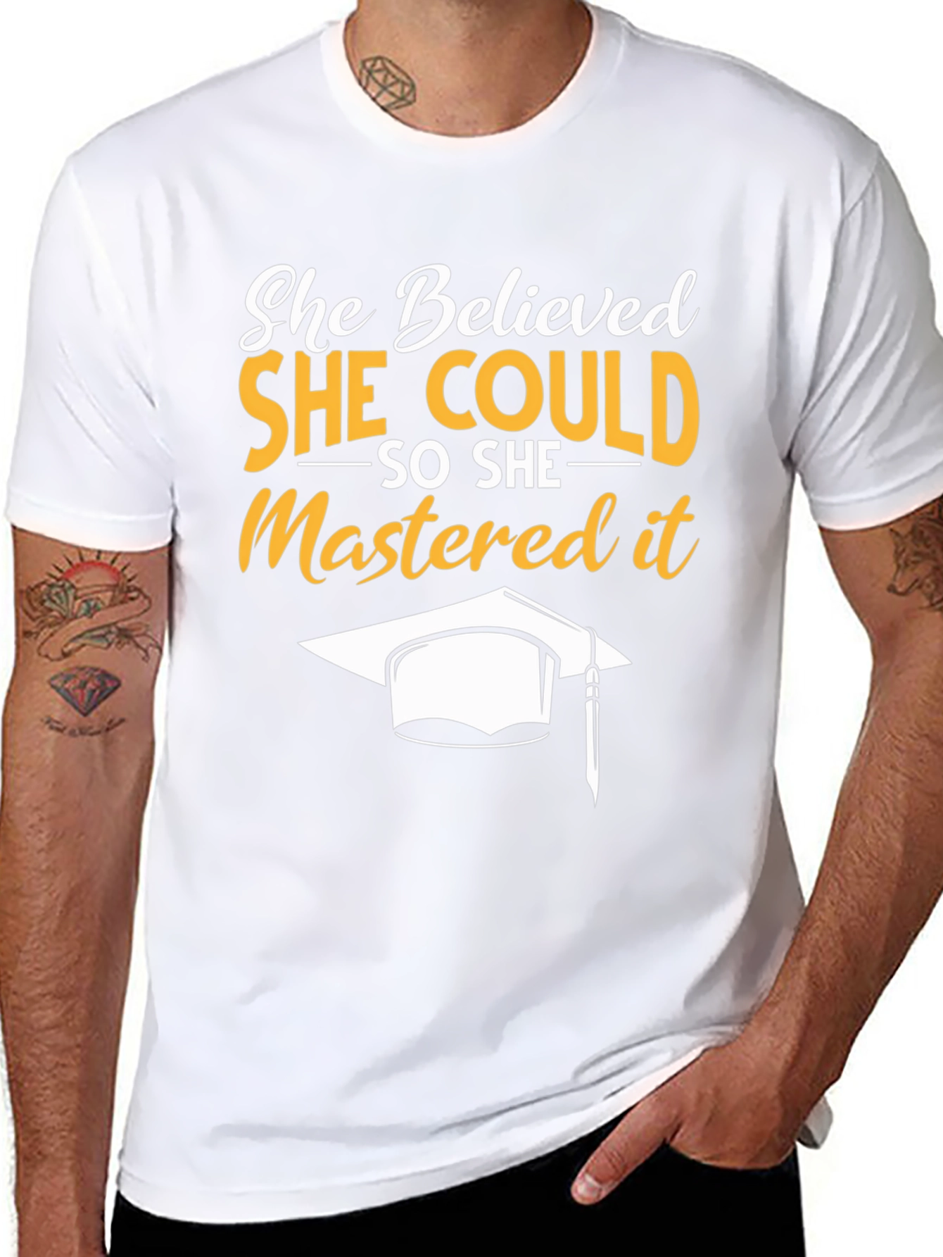 She Believed She Could Graduation T-Shirt