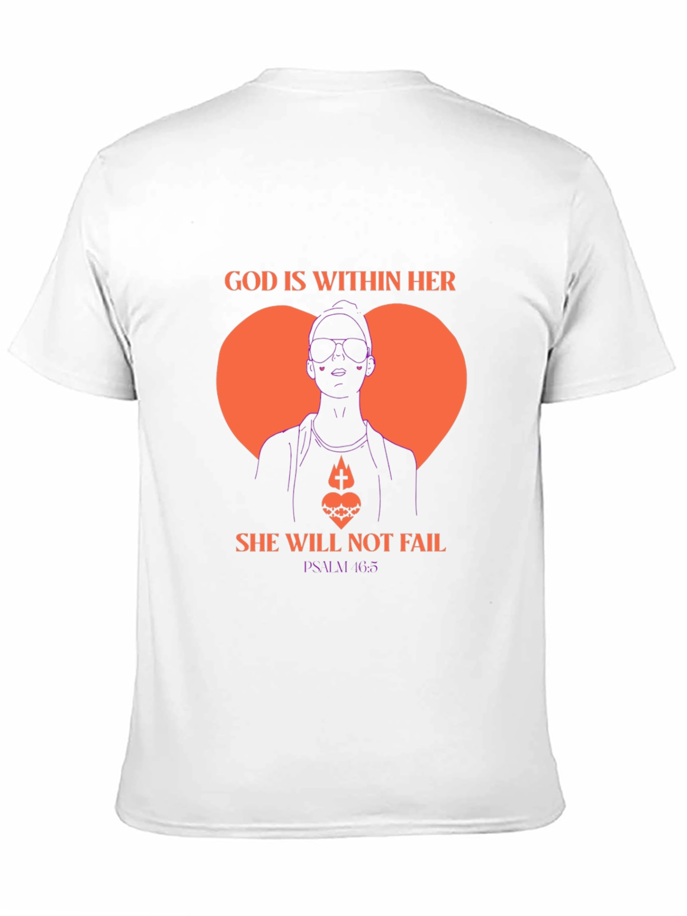 God is Within Her Tee - Psalm 46:5 T-Shirt