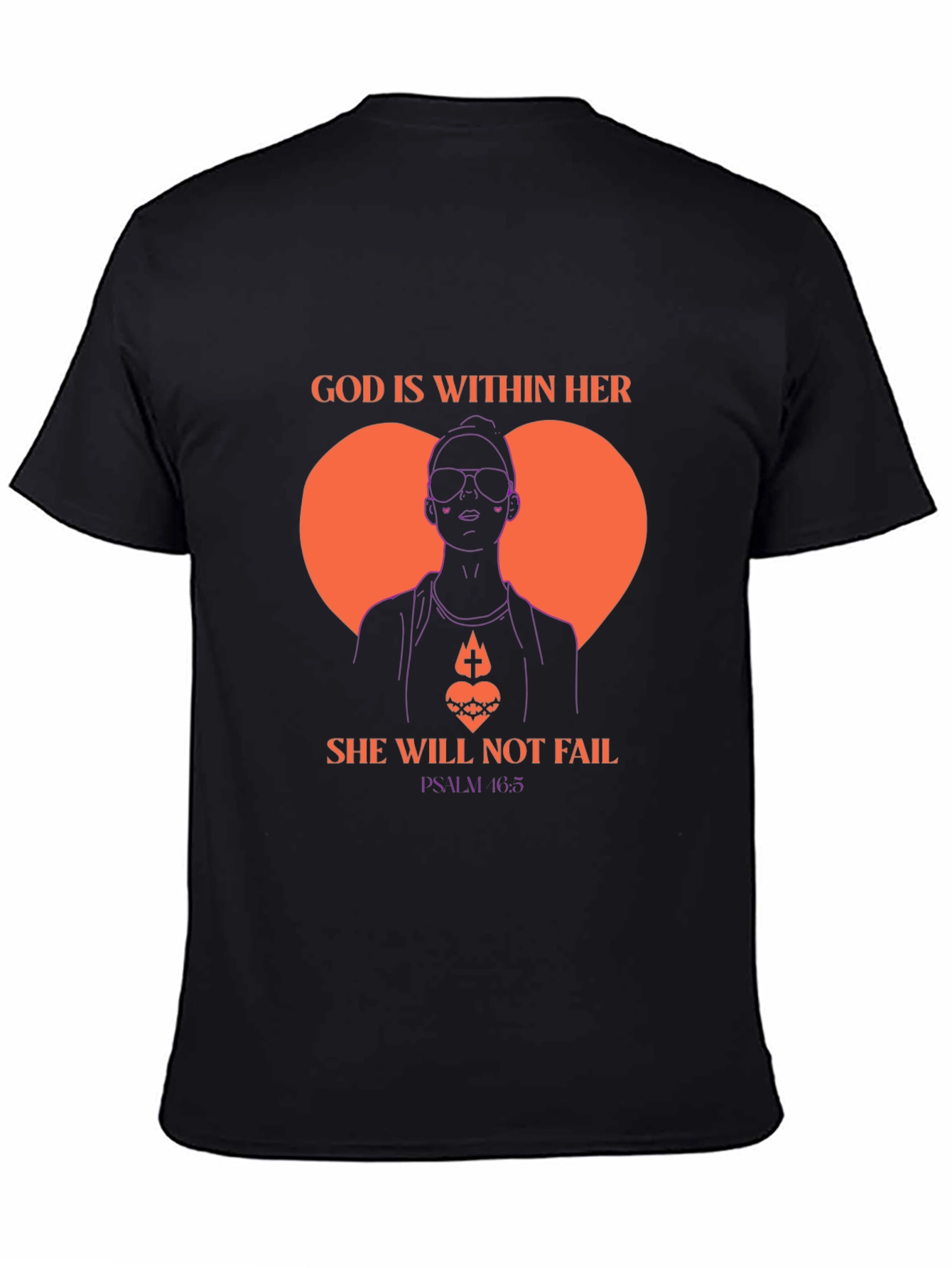 God is Within Her Tee - Psalm 46:5 T-Shirt