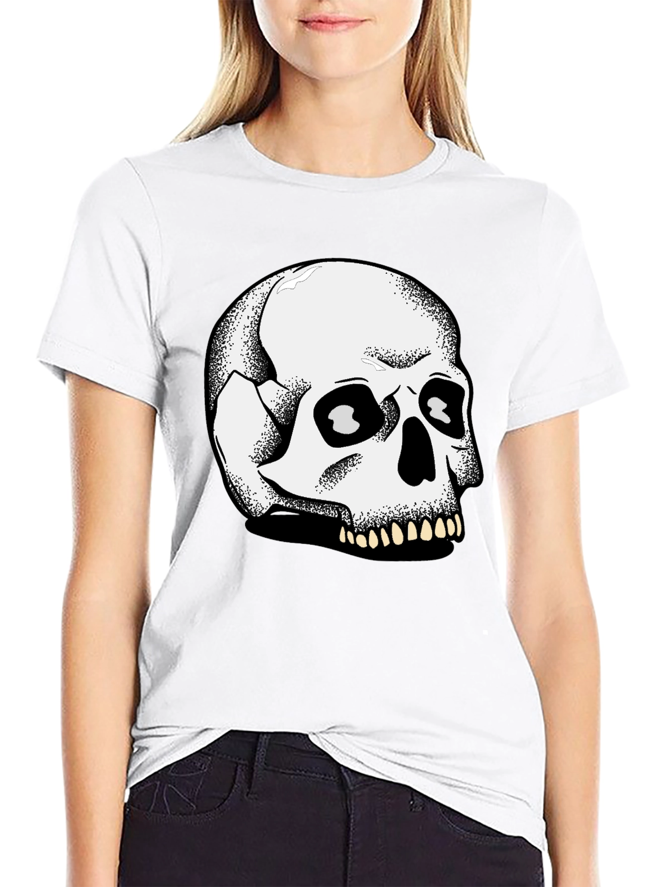 Skull Graphic Black T-Shirt