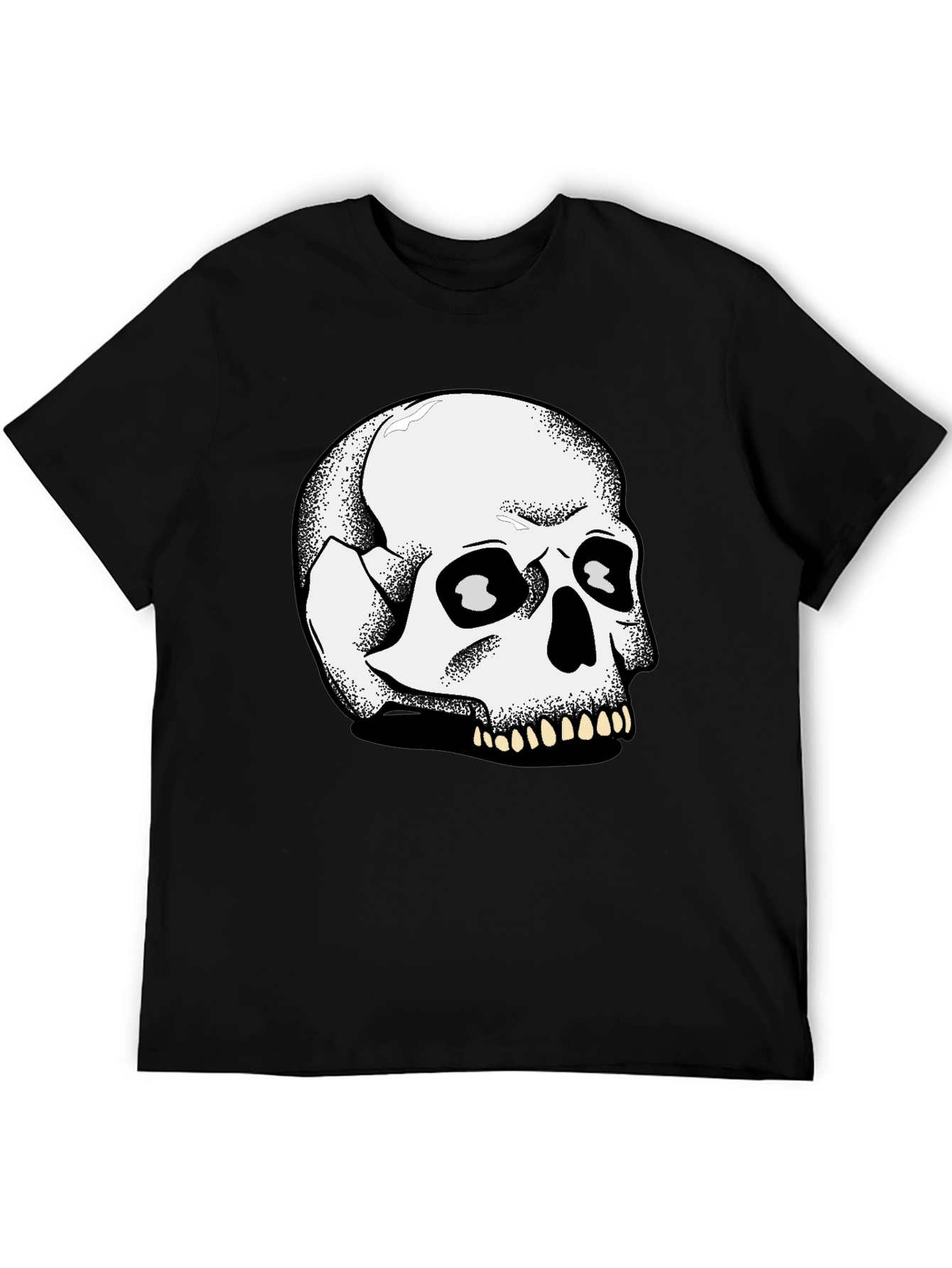 Skull Graphic Black T-Shirt