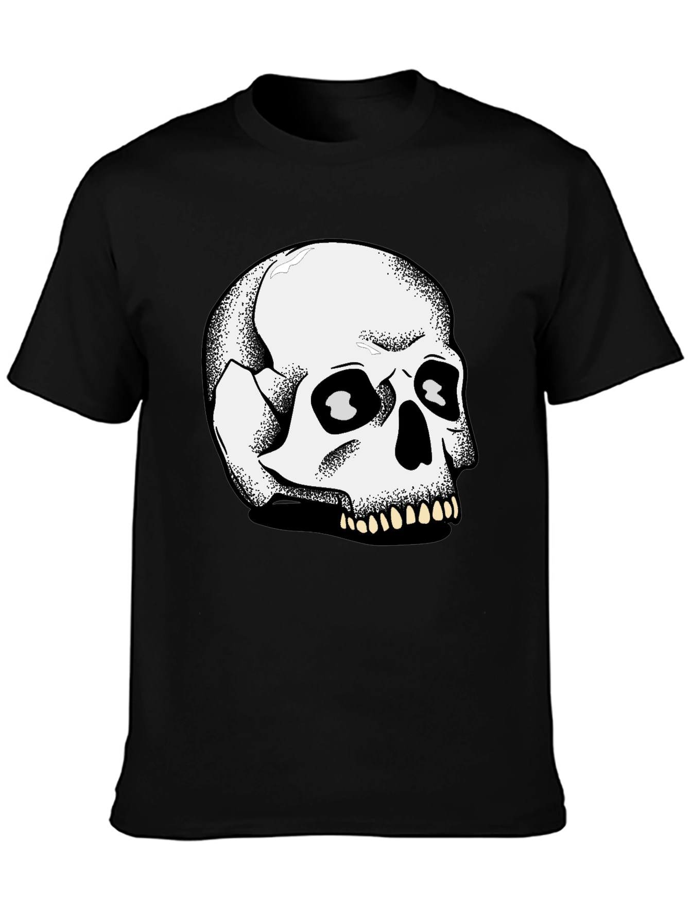 Skull Graphic Black T-Shirt