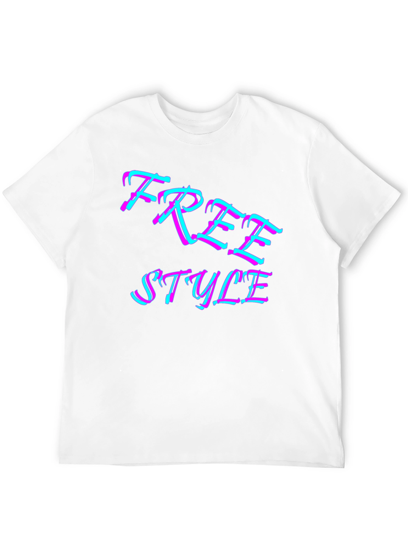 Freestyle Graphic Print Black T-Shirt