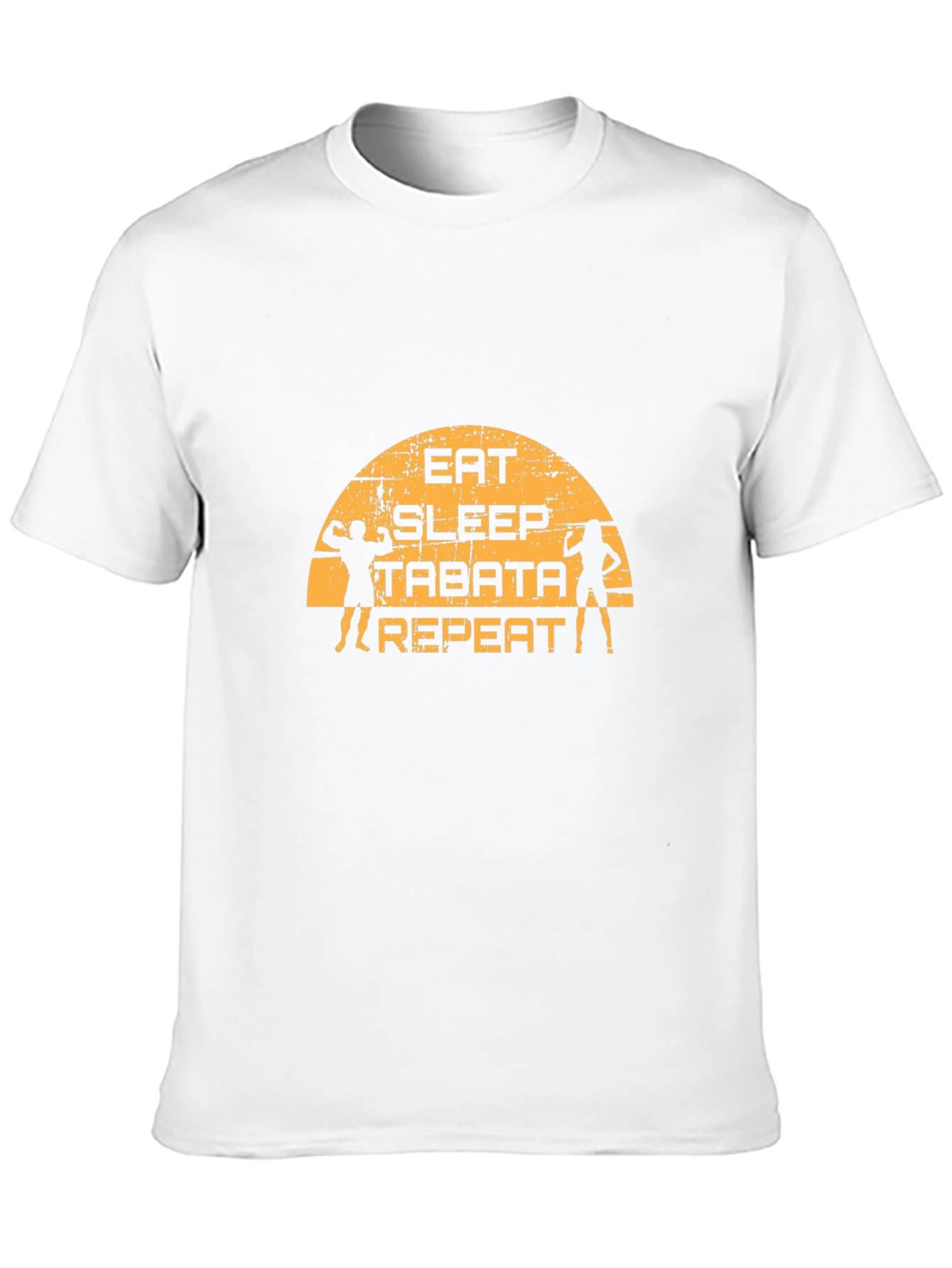 Eat Sleep Tabata Repeat Black T-Shirt