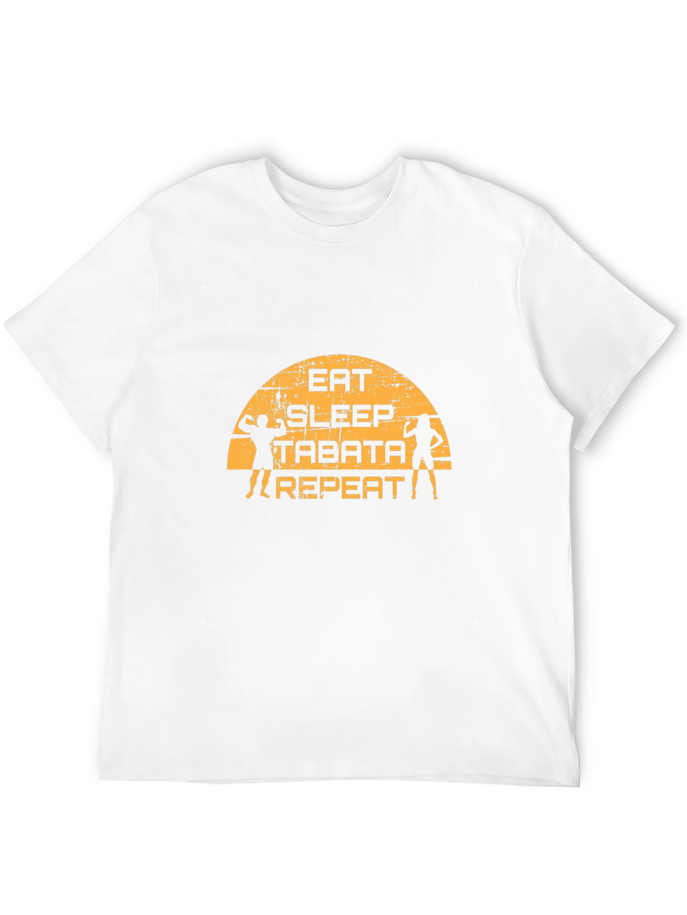 Eat Sleep Tabata Repeat Black T-Shirt