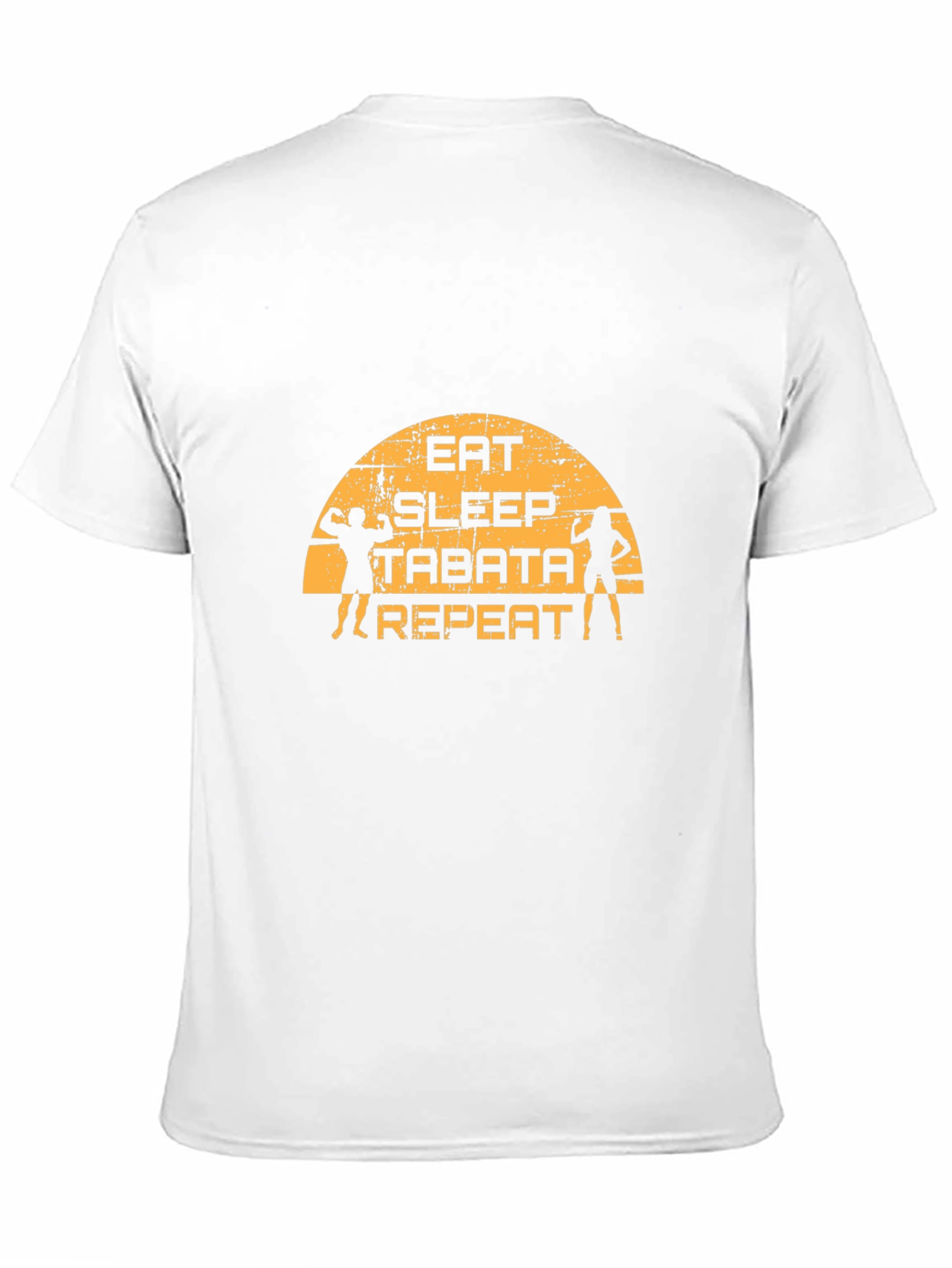 Eat Sleep Tabata Repeat Black T-Shirt