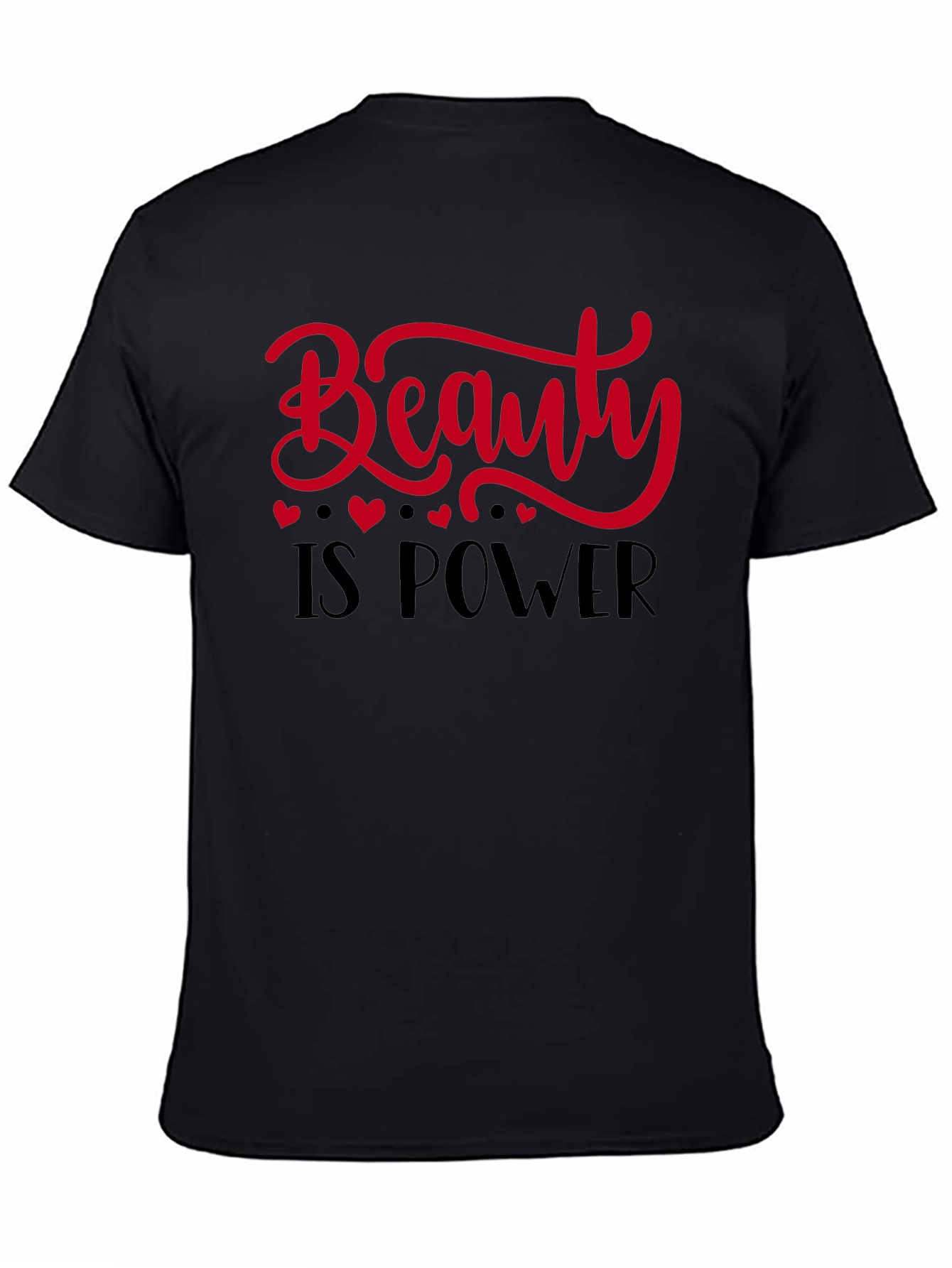 Beauty is Power Black Graphic Tee