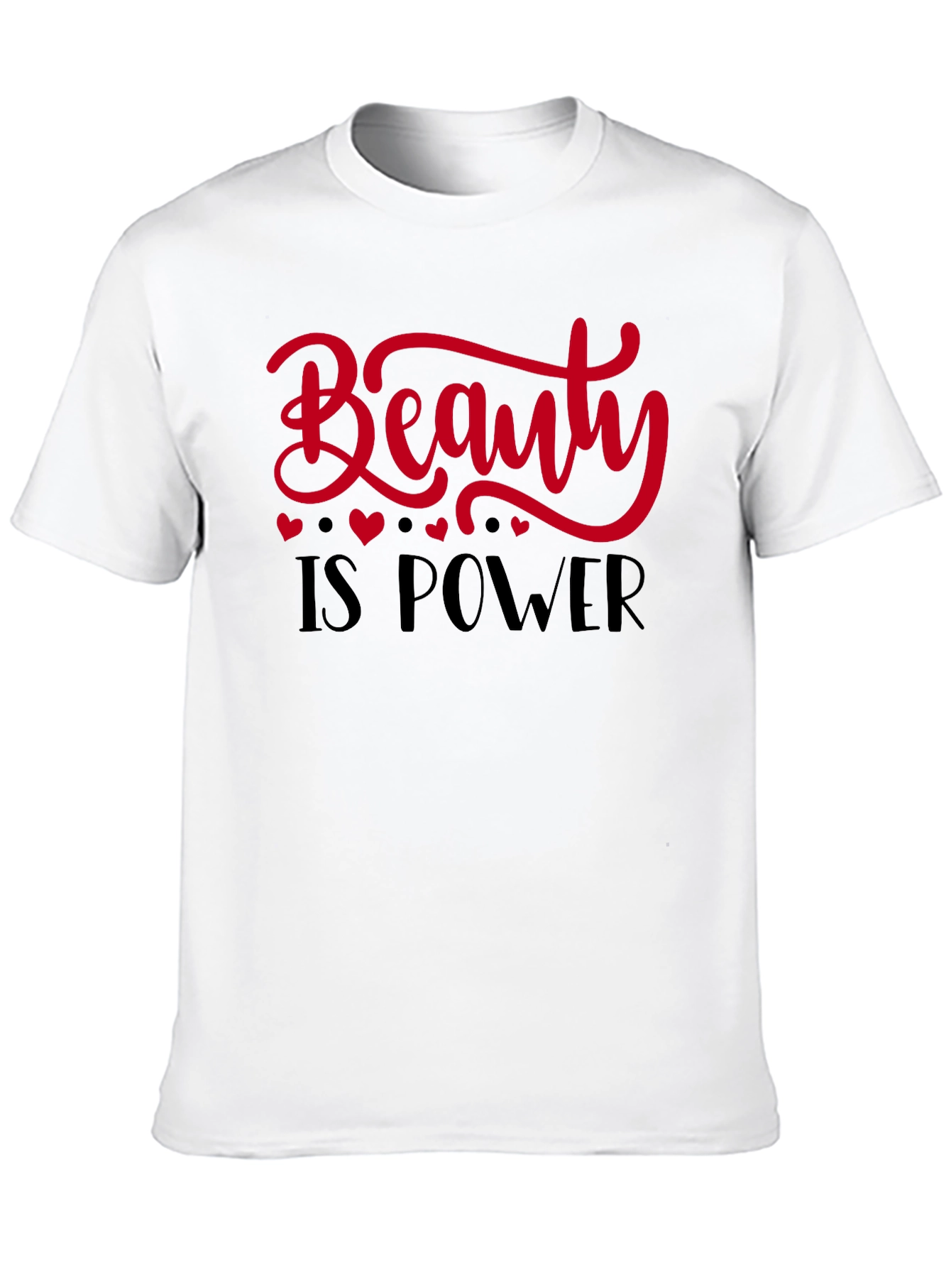 Beauty is Power Black Graphic Tee