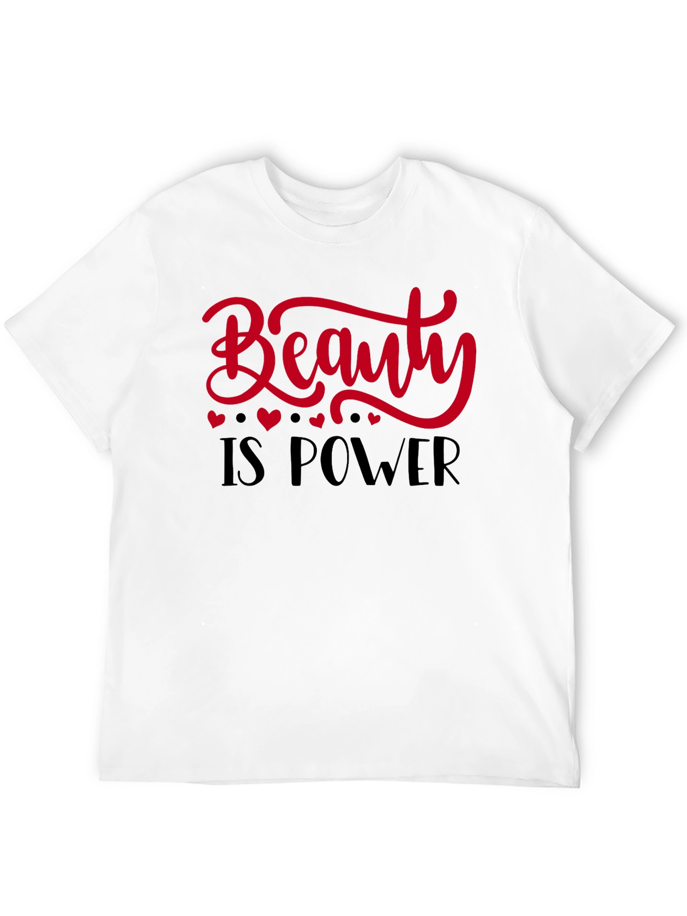 Beauty is Power Black Graphic Tee