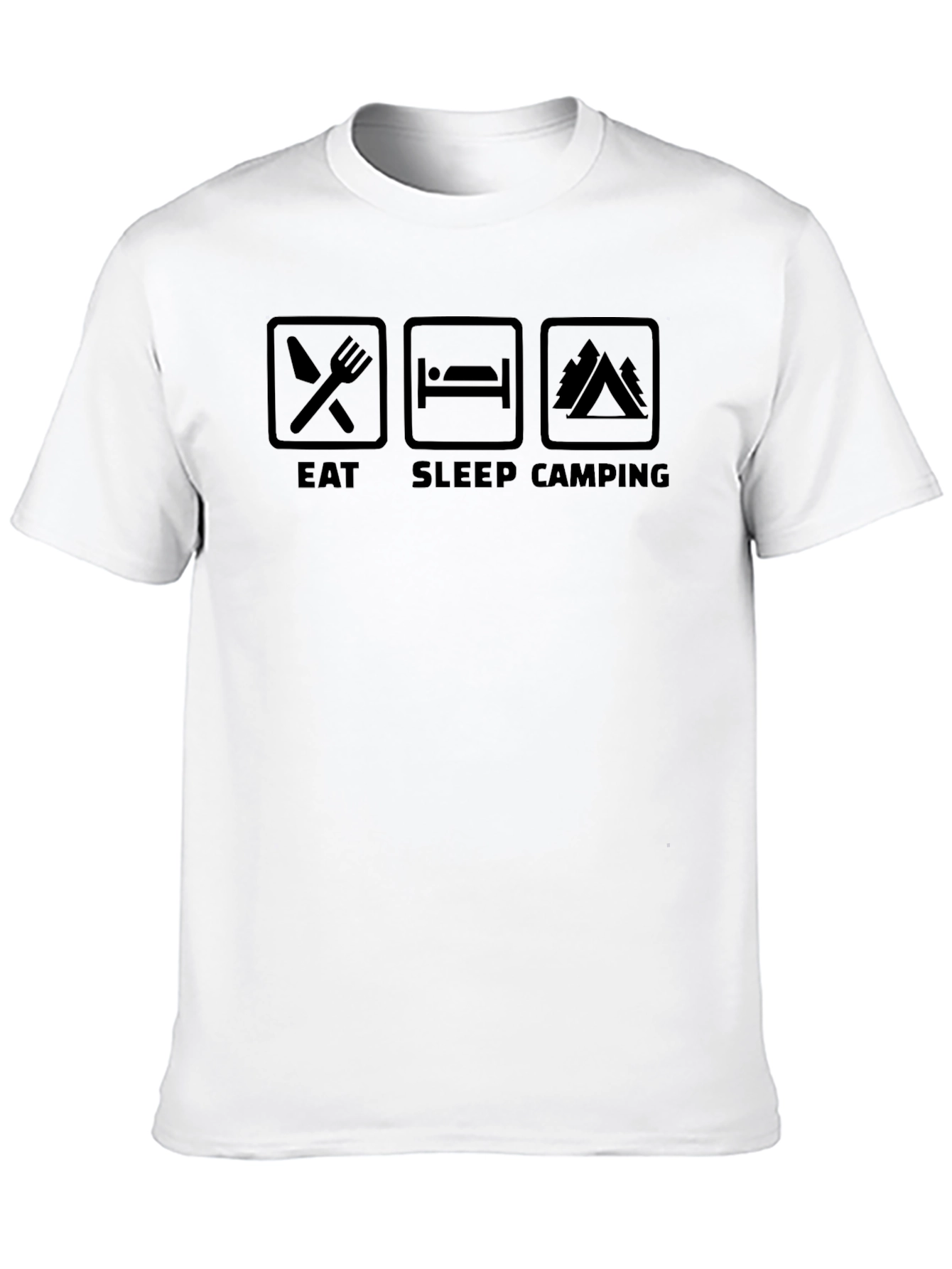 Eat Sleep Camping Graphic Tee