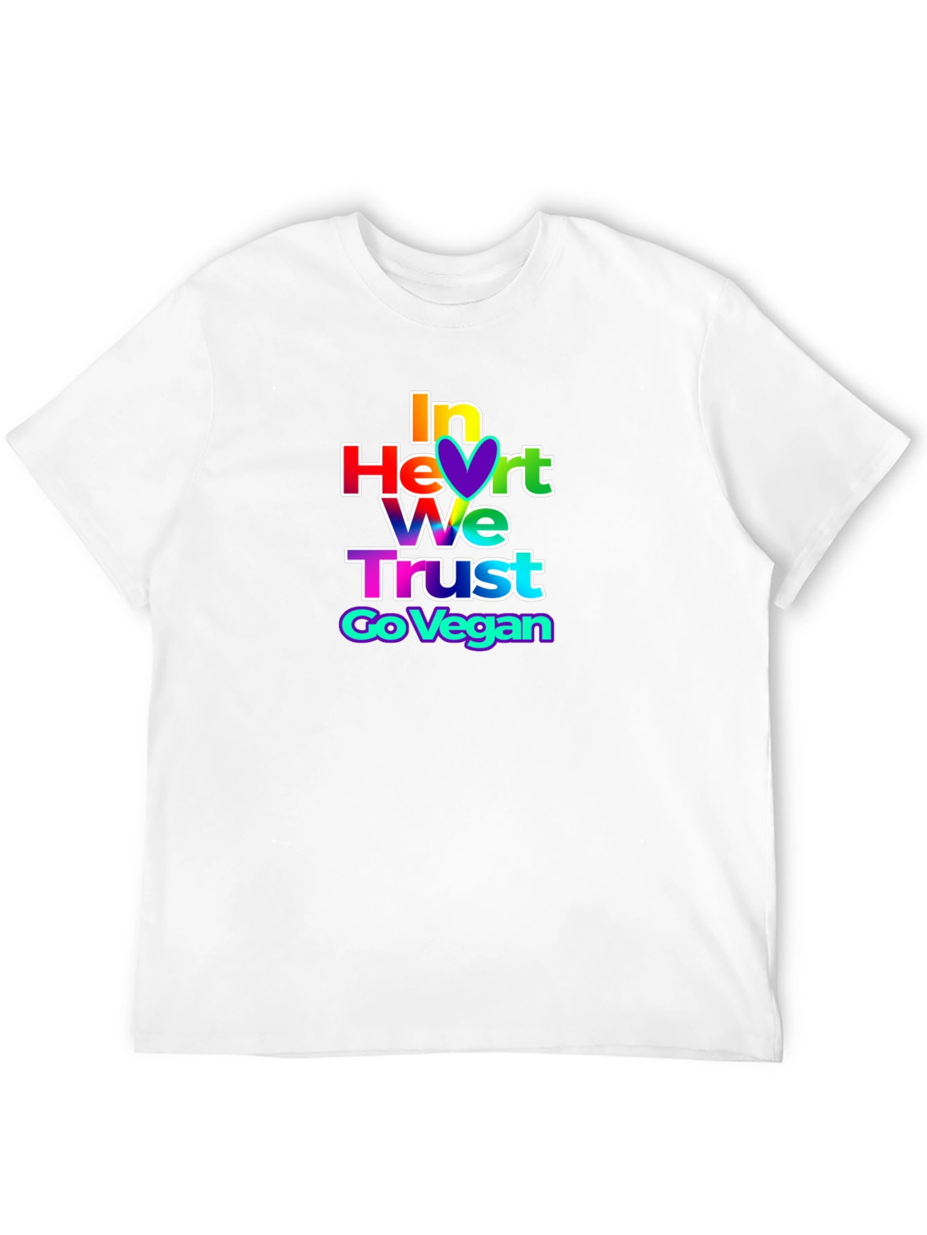 In Heart We Trust Vegan Graphic Tee