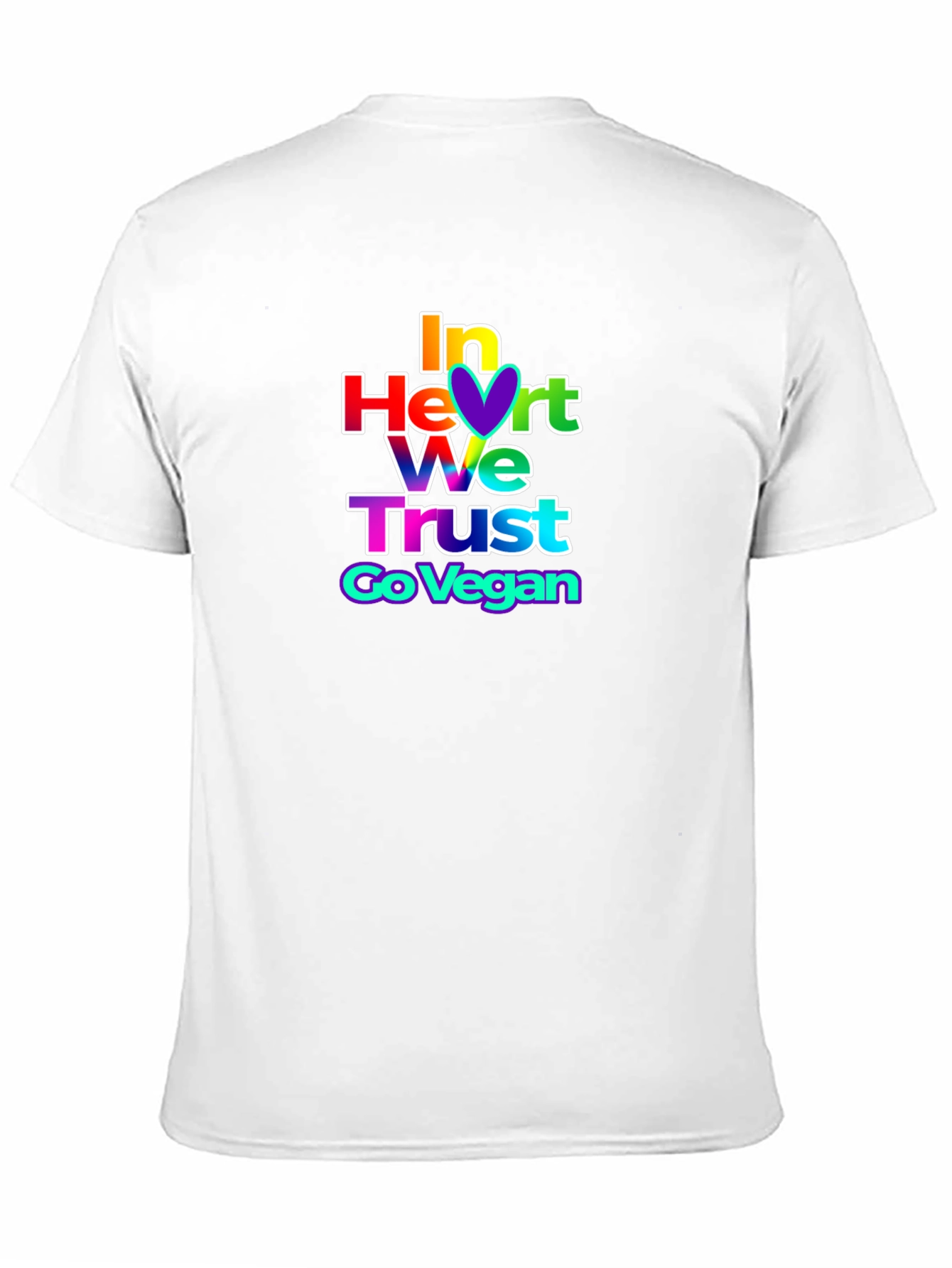 In Heart We Trust Vegan Graphic Tee