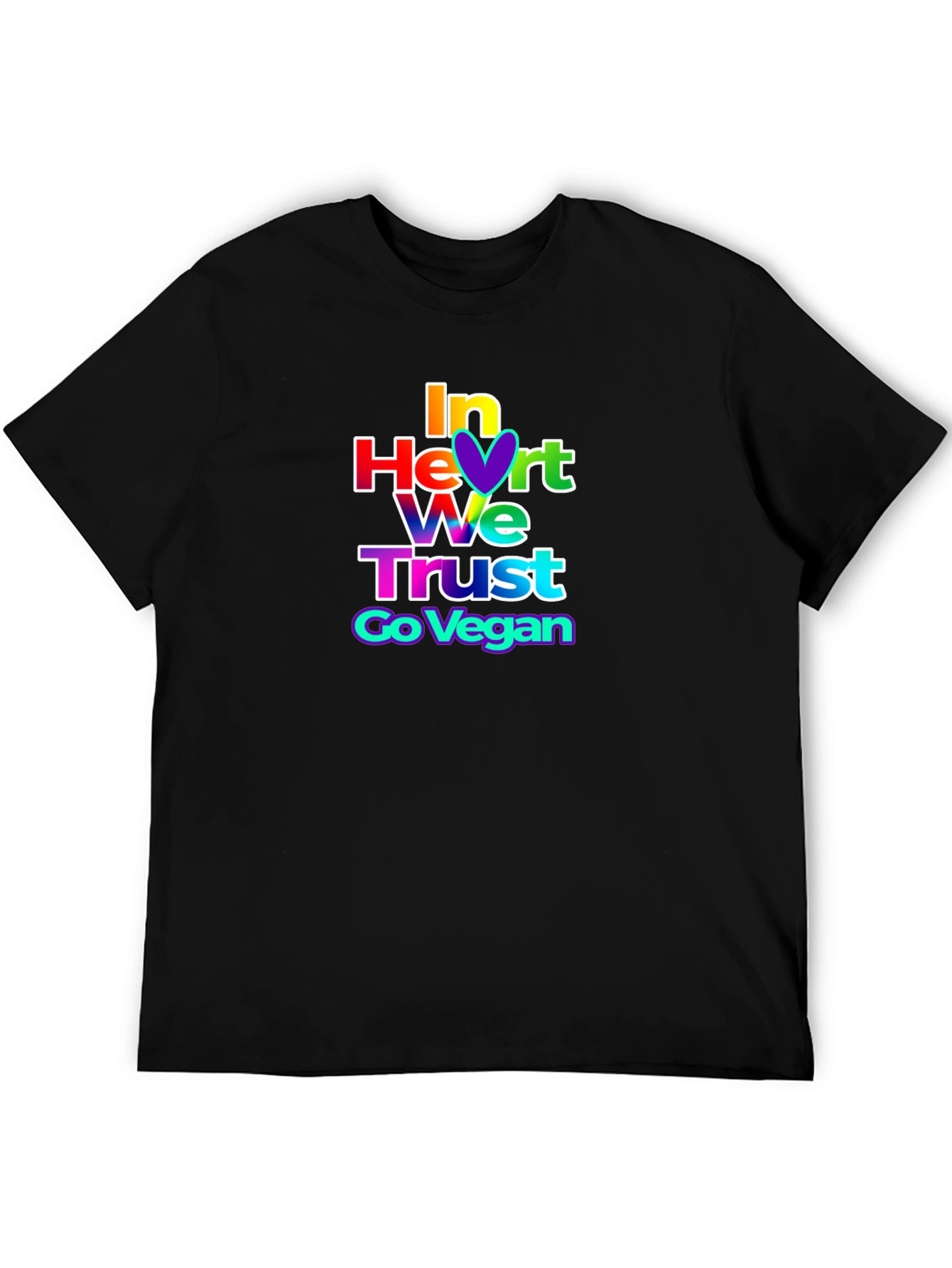 In Heart We Trust Vegan Graphic Tee