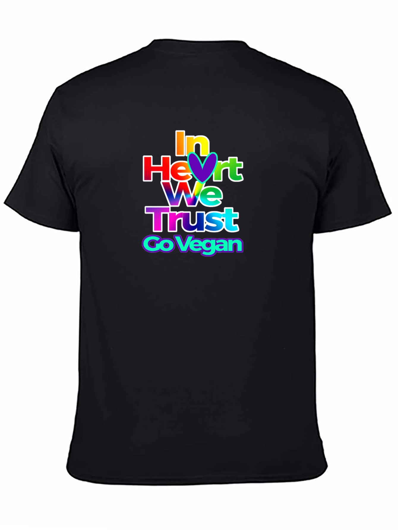 In Heart We Trust Vegan Graphic Tee