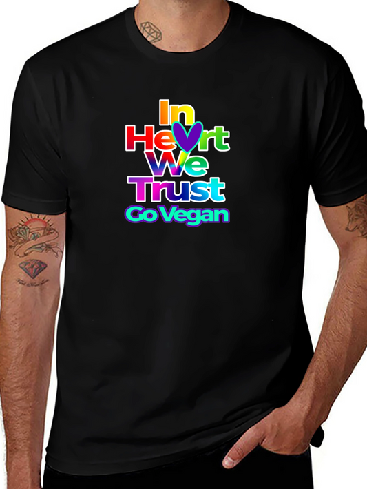 In Heart We Trust Vegan Graphic Tee