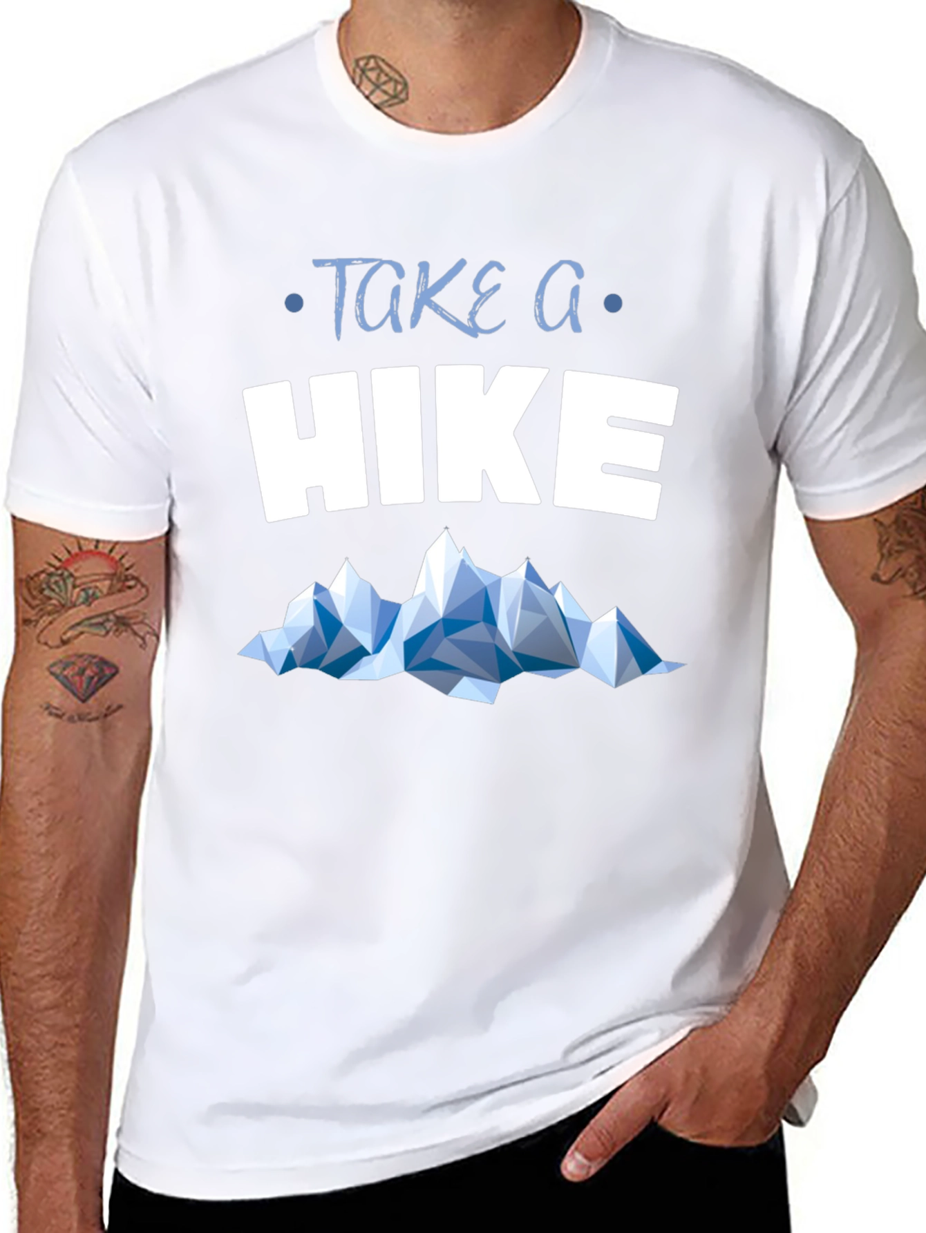 Take a Hike Graphic Tee - Mountain Adventure Shirt