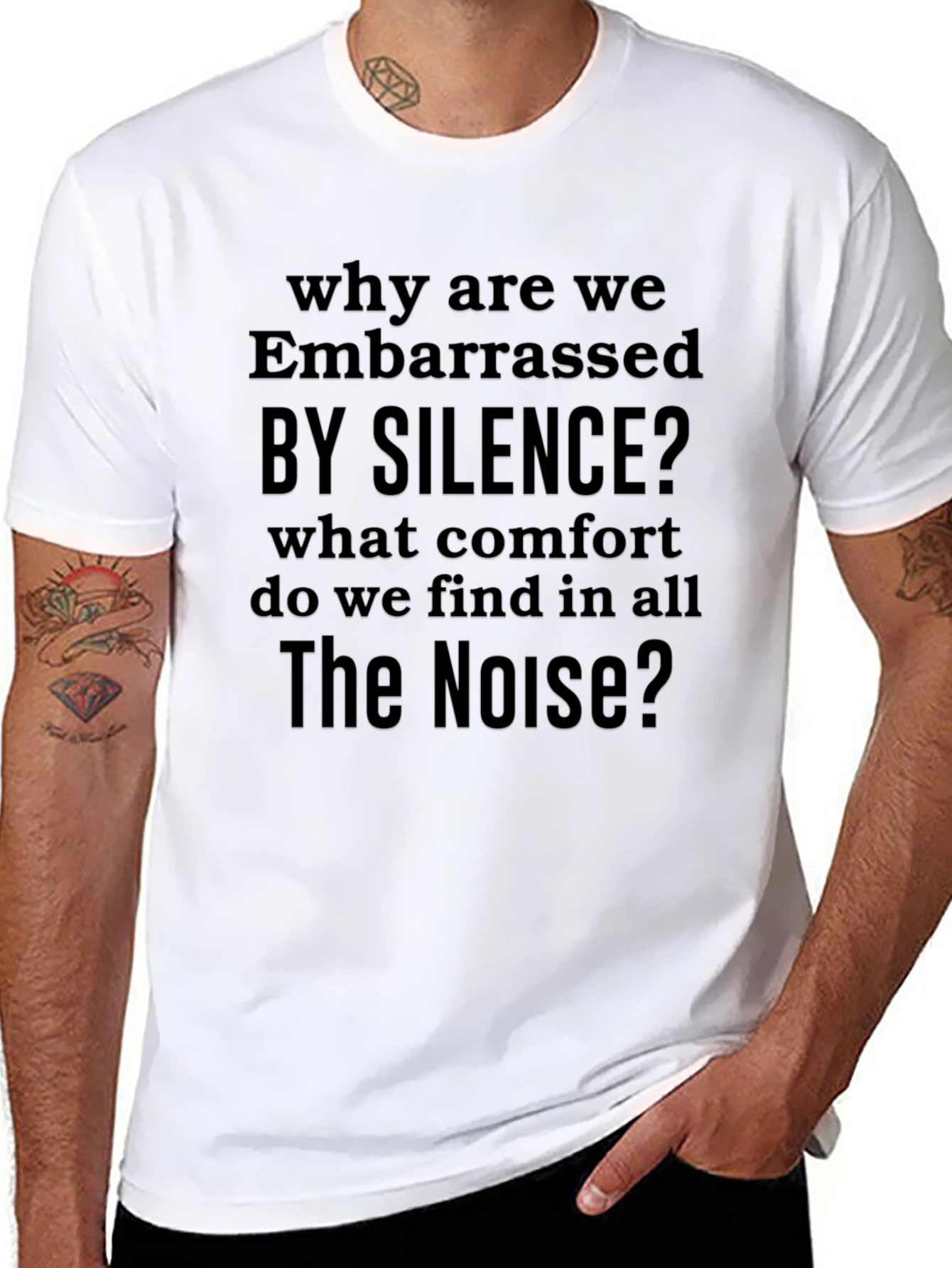 Embarrassed by Silence Graphic T-Shirt