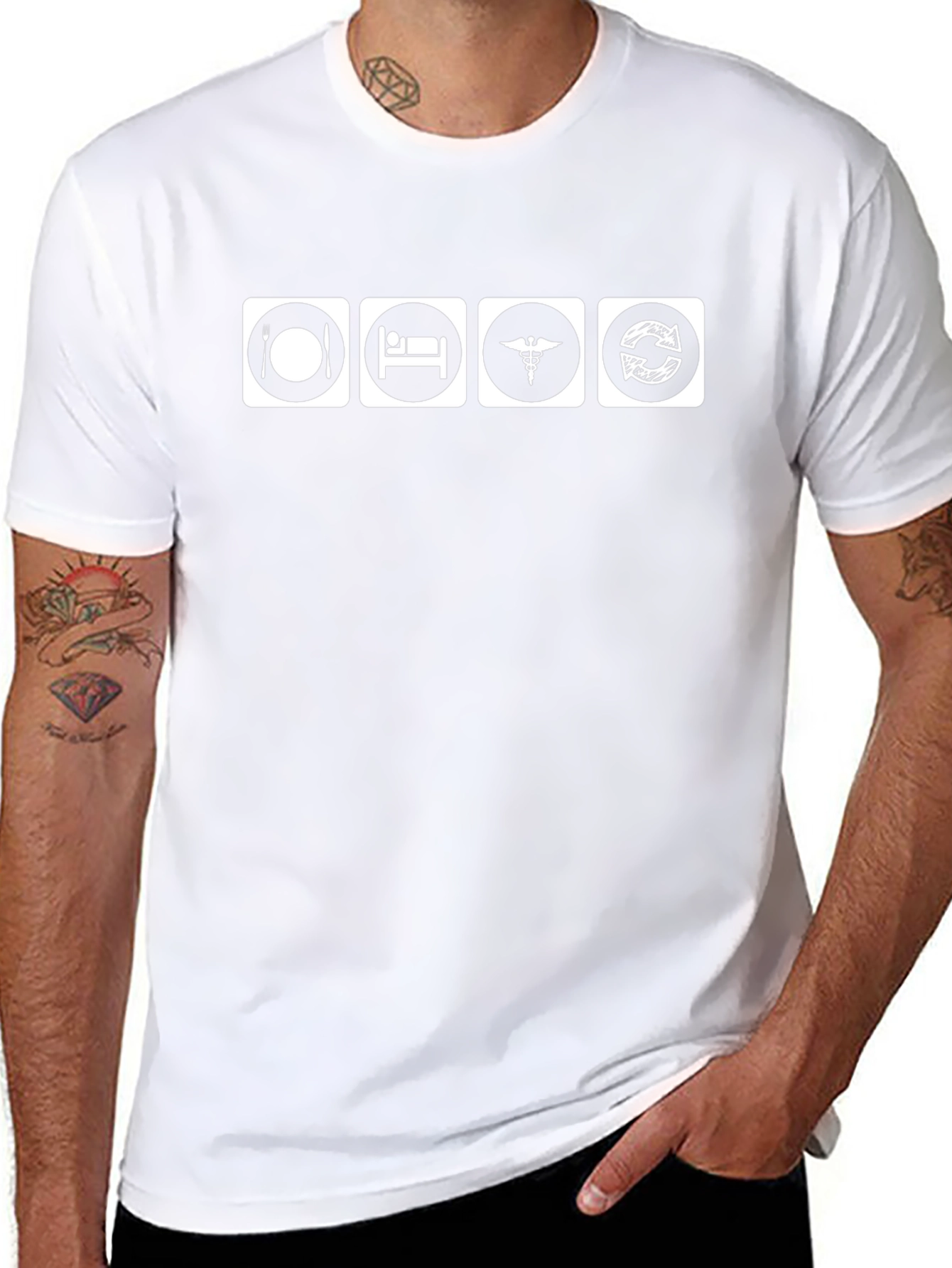Eat Sleep Heal Repeat T-Shirt