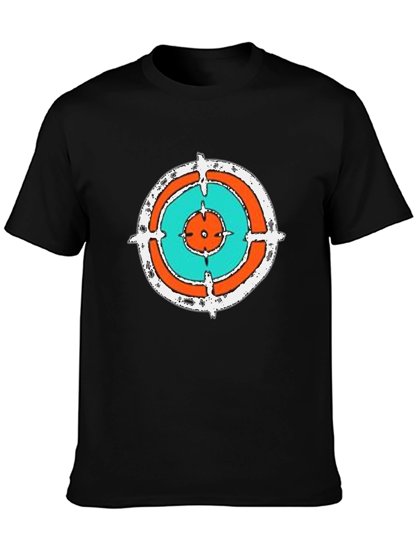 Target Graphic Print Black T-Shirt