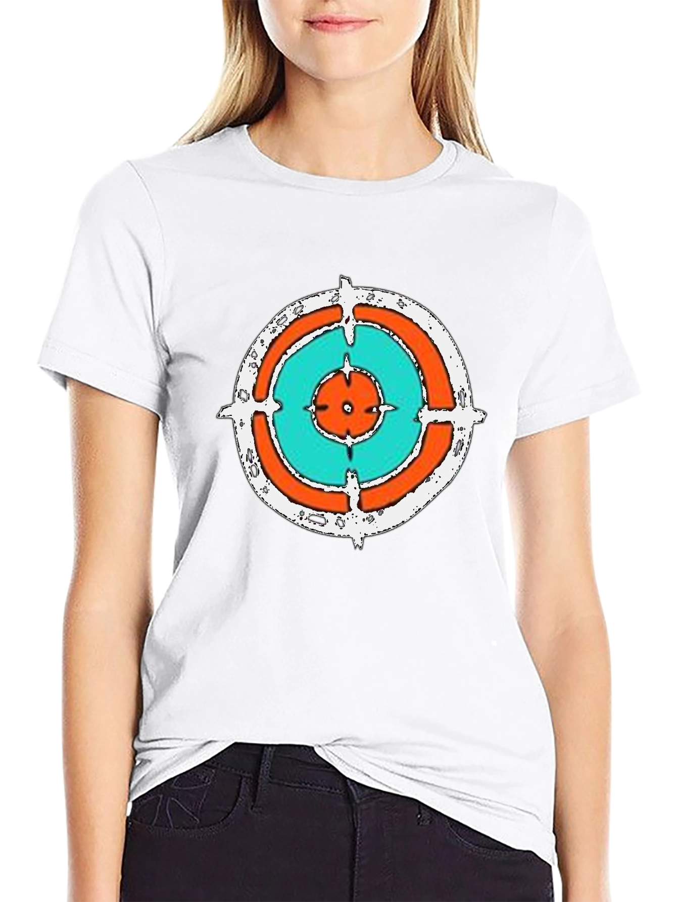 Target Graphic Print Black T-Shirt