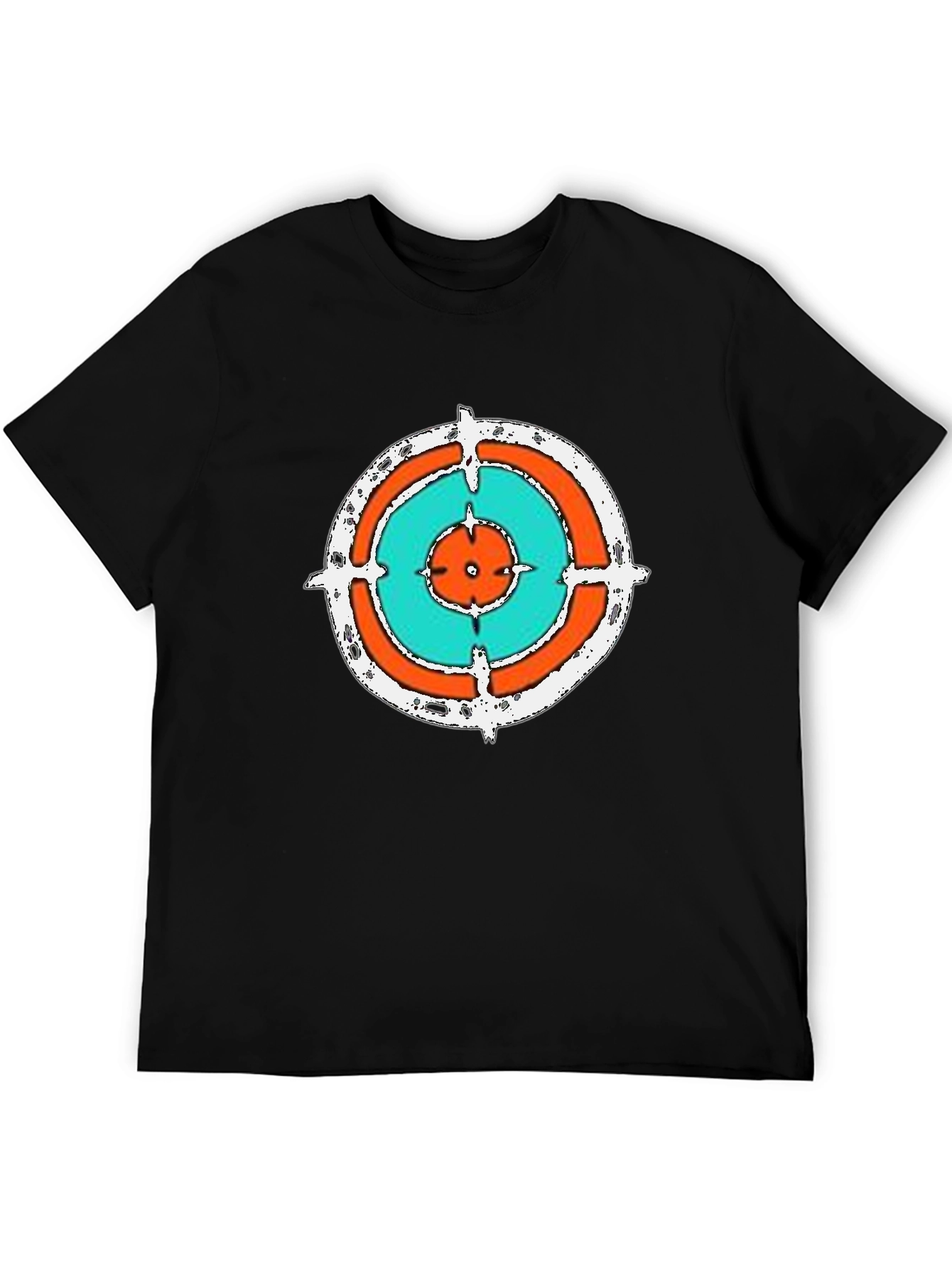 Target Graphic Print Black T-Shirt