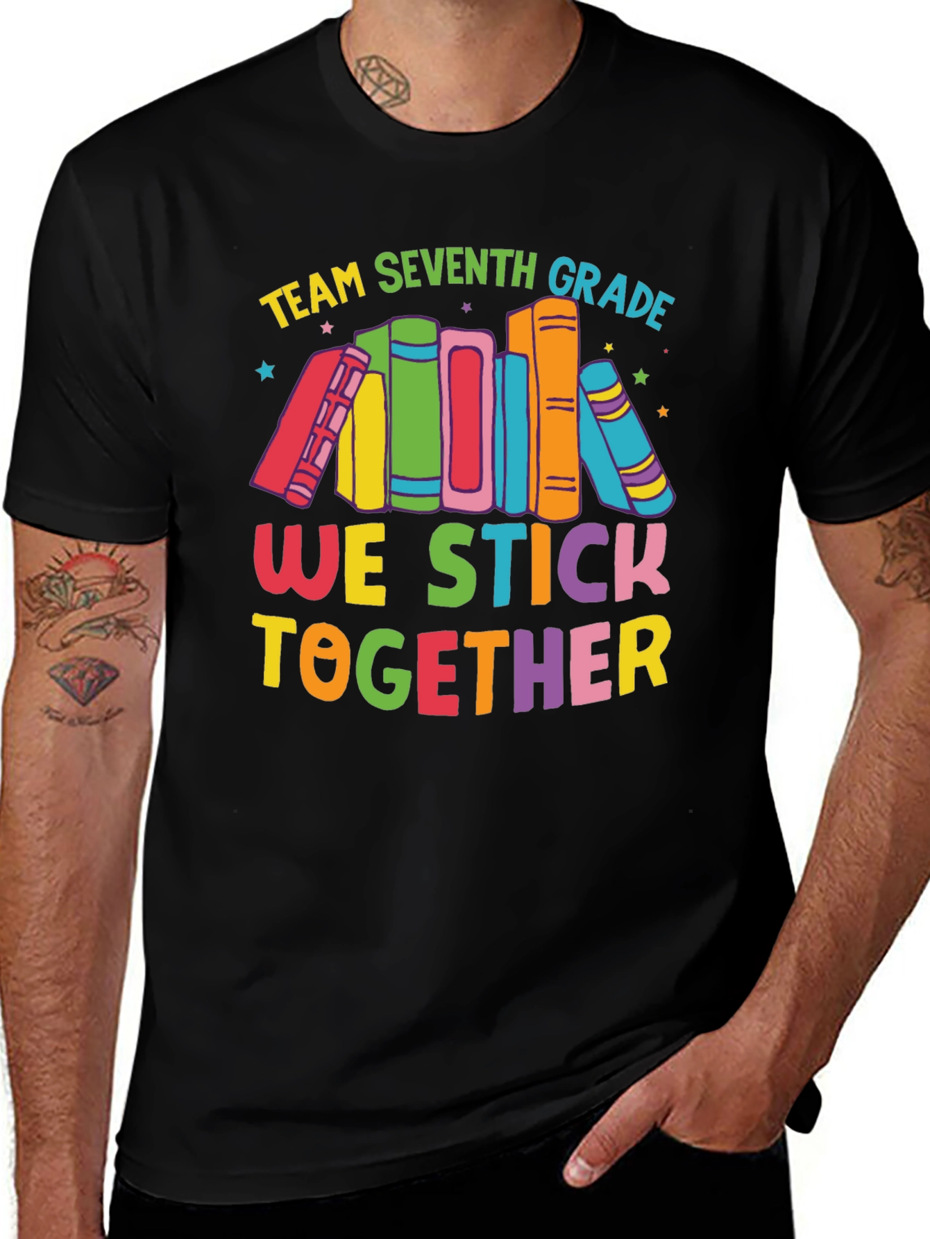 Team Seventh Grade We Stick Together T-Shirt