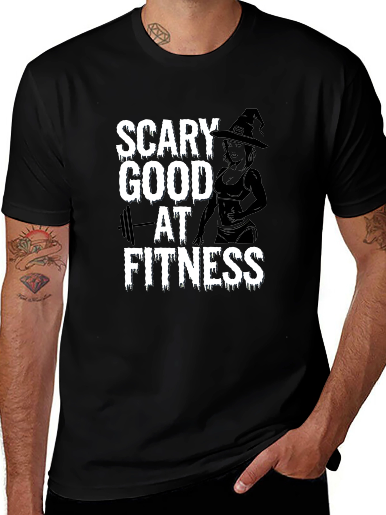 Scary Good at Fitness Halloween Workout Tee