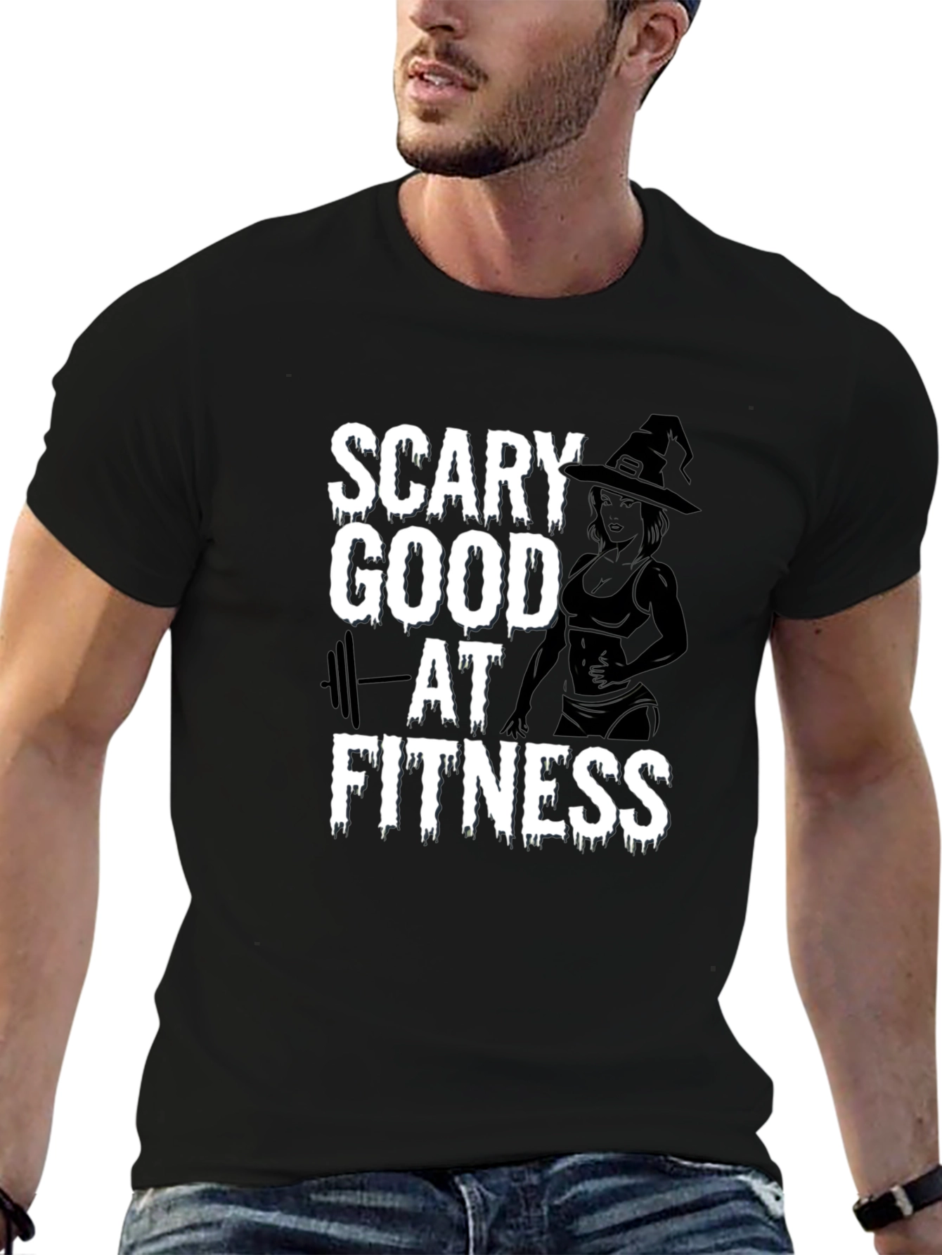 Scary Good at Fitness Halloween Workout Tee
